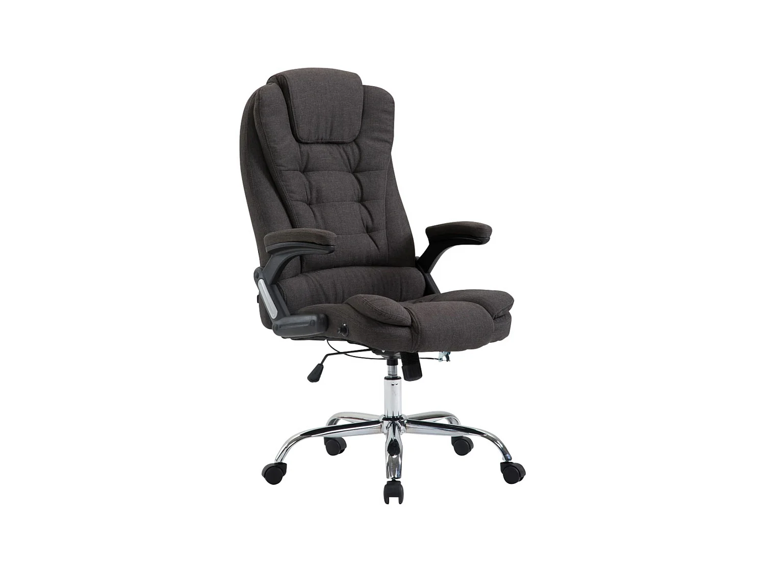 Chaise de bureau - Tissu & Nature - Gris foncé - Thor