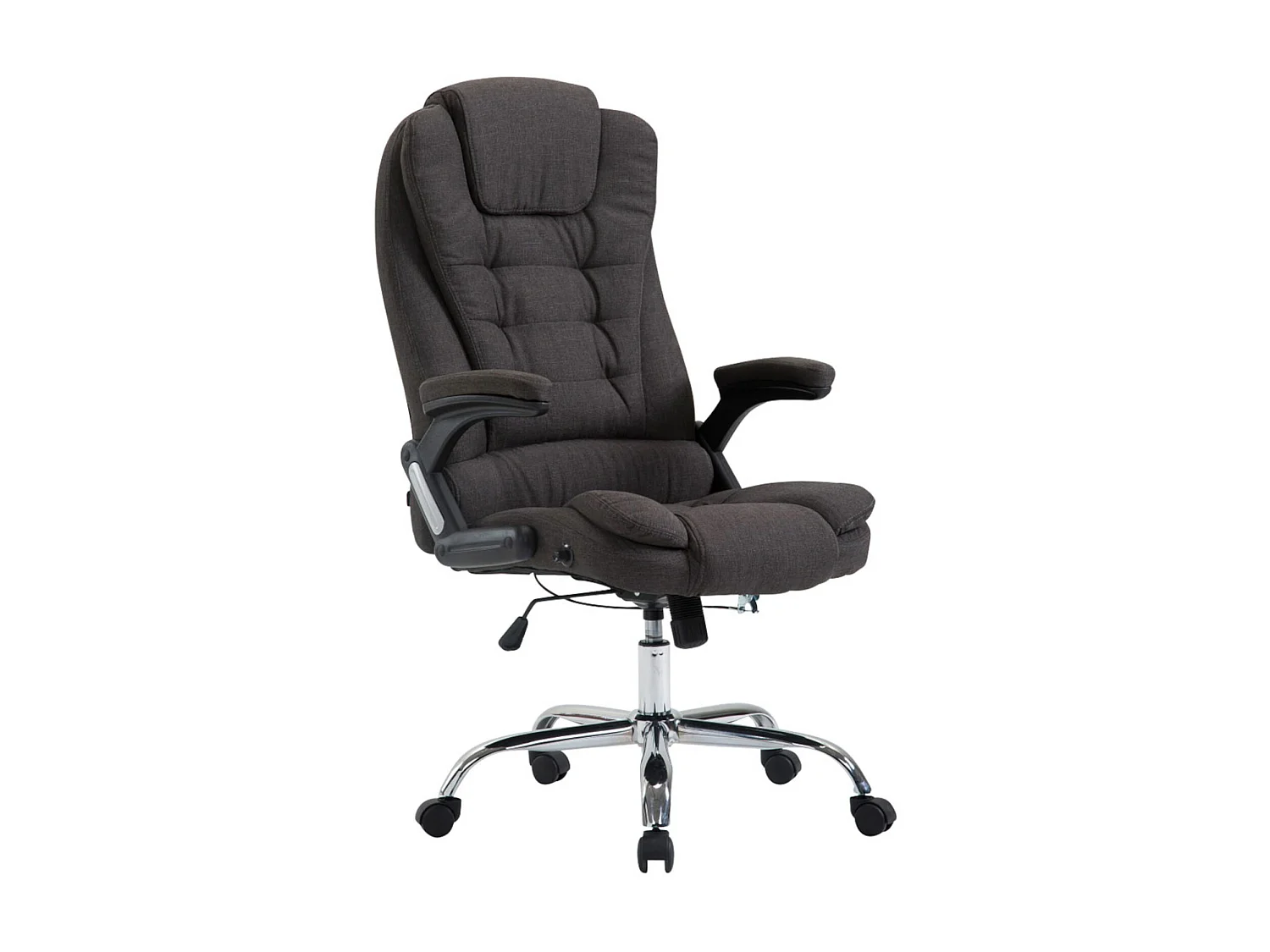 Chaise de bureau - Tissu & Nature - Gris foncé - Thor