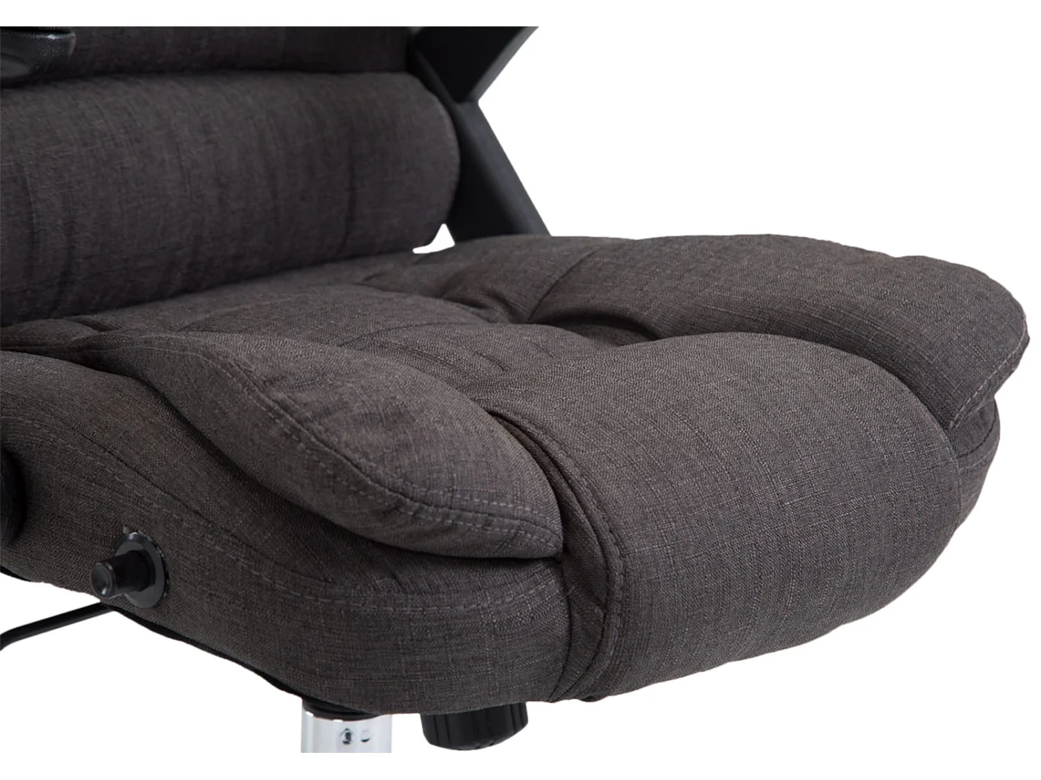 Chaise de bureau - Tissu & Nature - Gris foncé - Thor