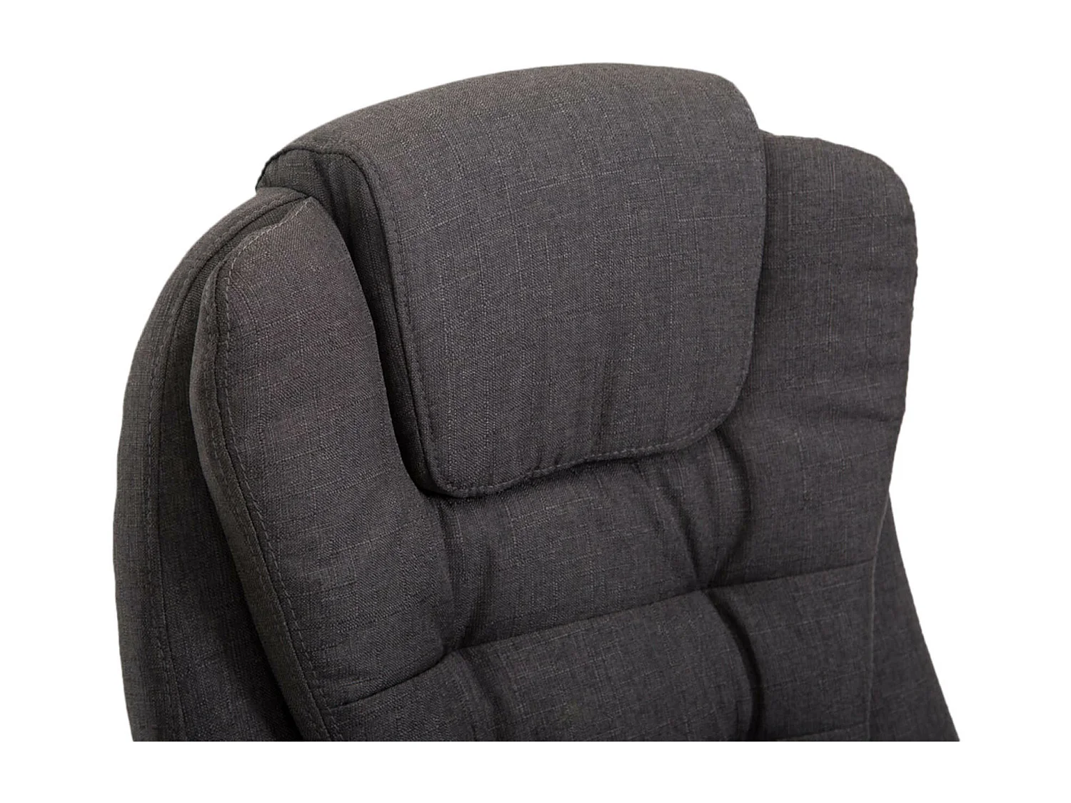 Chaise de bureau - Tissu & Nature - Gris foncé - Thor