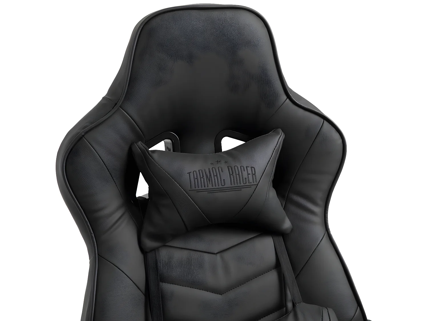 Bürostuhl - Kunstleder & Kunststoff - schwarz/schwarz - Tilos