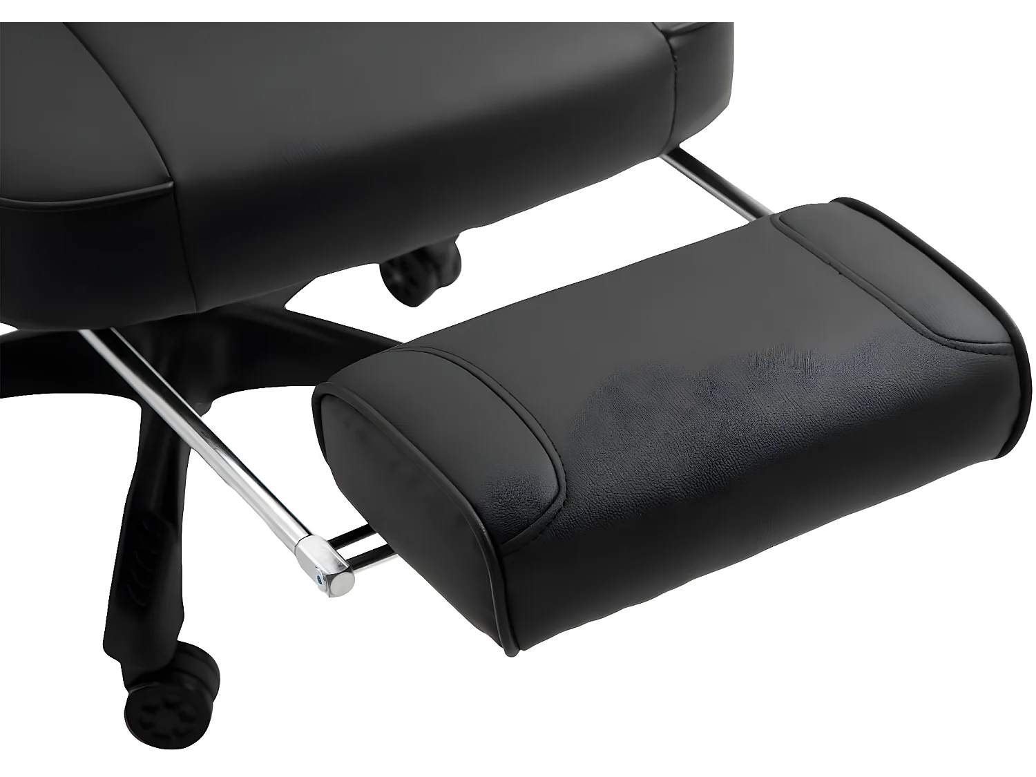 Bürostuhl - Kunstleder & Kunststoff - schwarz/schwarz - Tilos