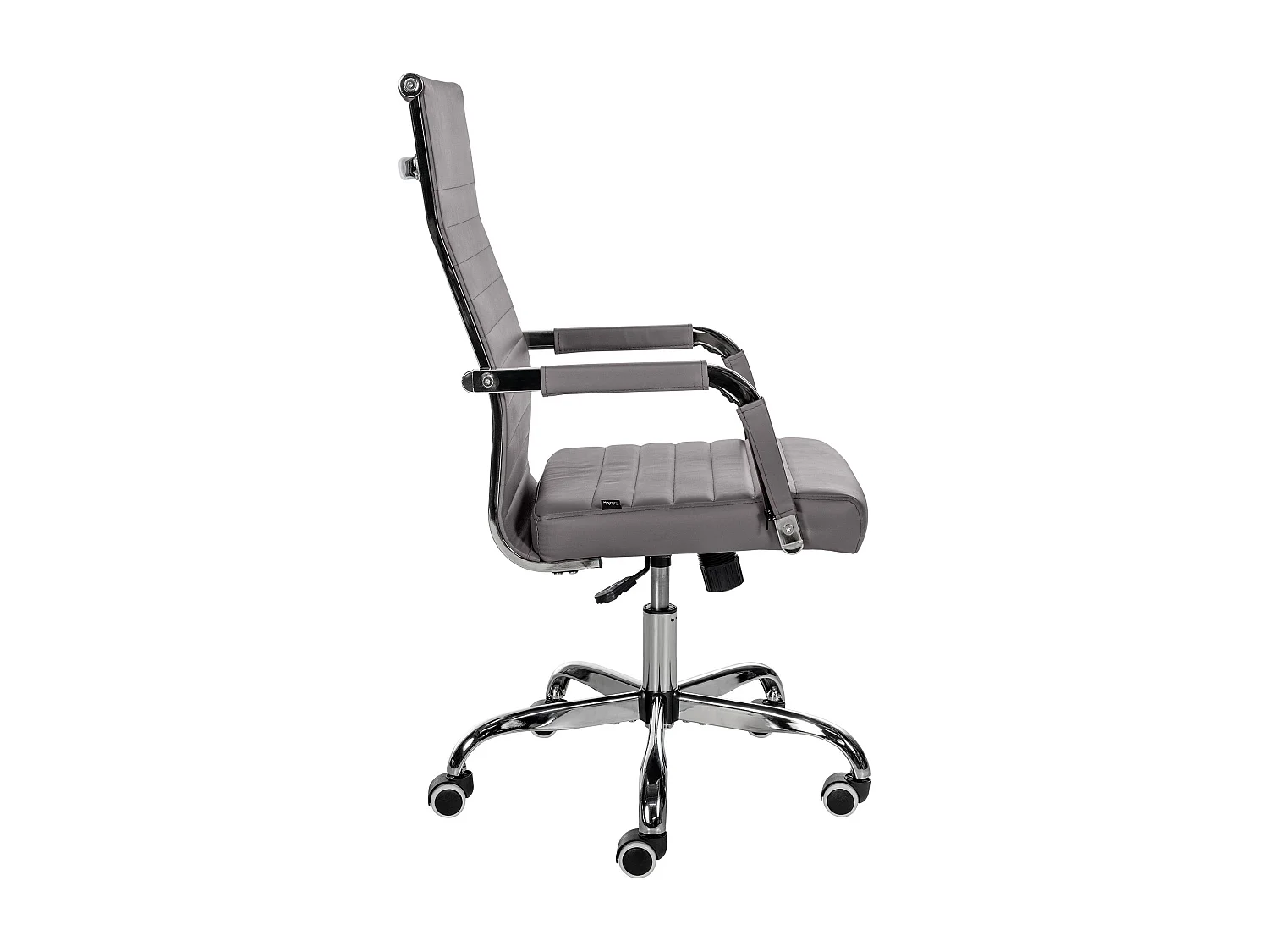 Chaise de bureau - Similicuir - Gris - Amadora
