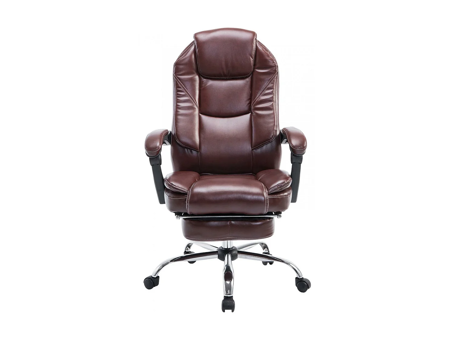 Chaise de bureau - Similicuir & Nature - Bordeaux - Castle