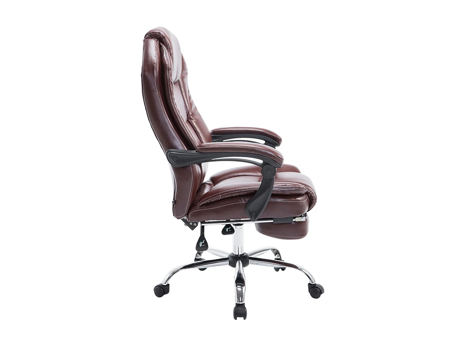 Chaise de bureau - Similicuir & Nature - Bordeaux - Castle