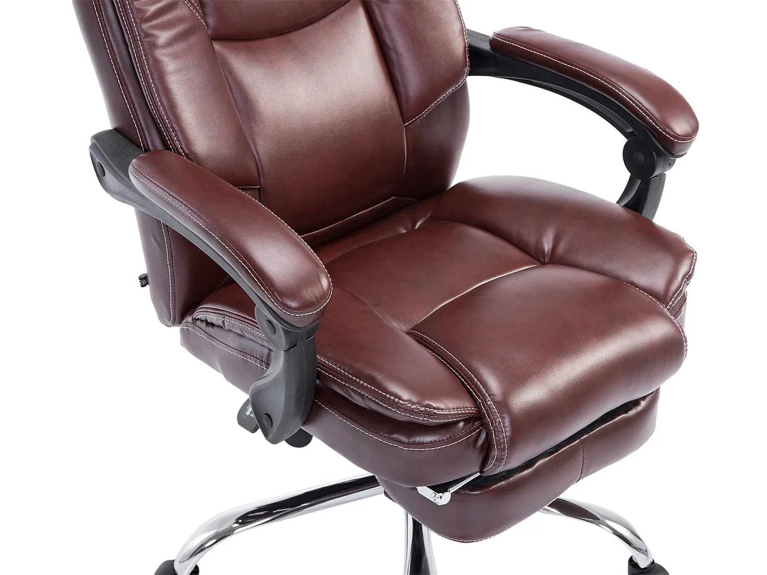 Chaise de bureau - Similicuir & Nature - Bordeaux - Castle