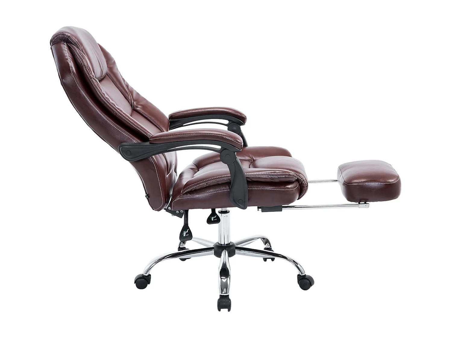 Chaise de bureau - Similicuir & Nature - Bordeaux - Castle