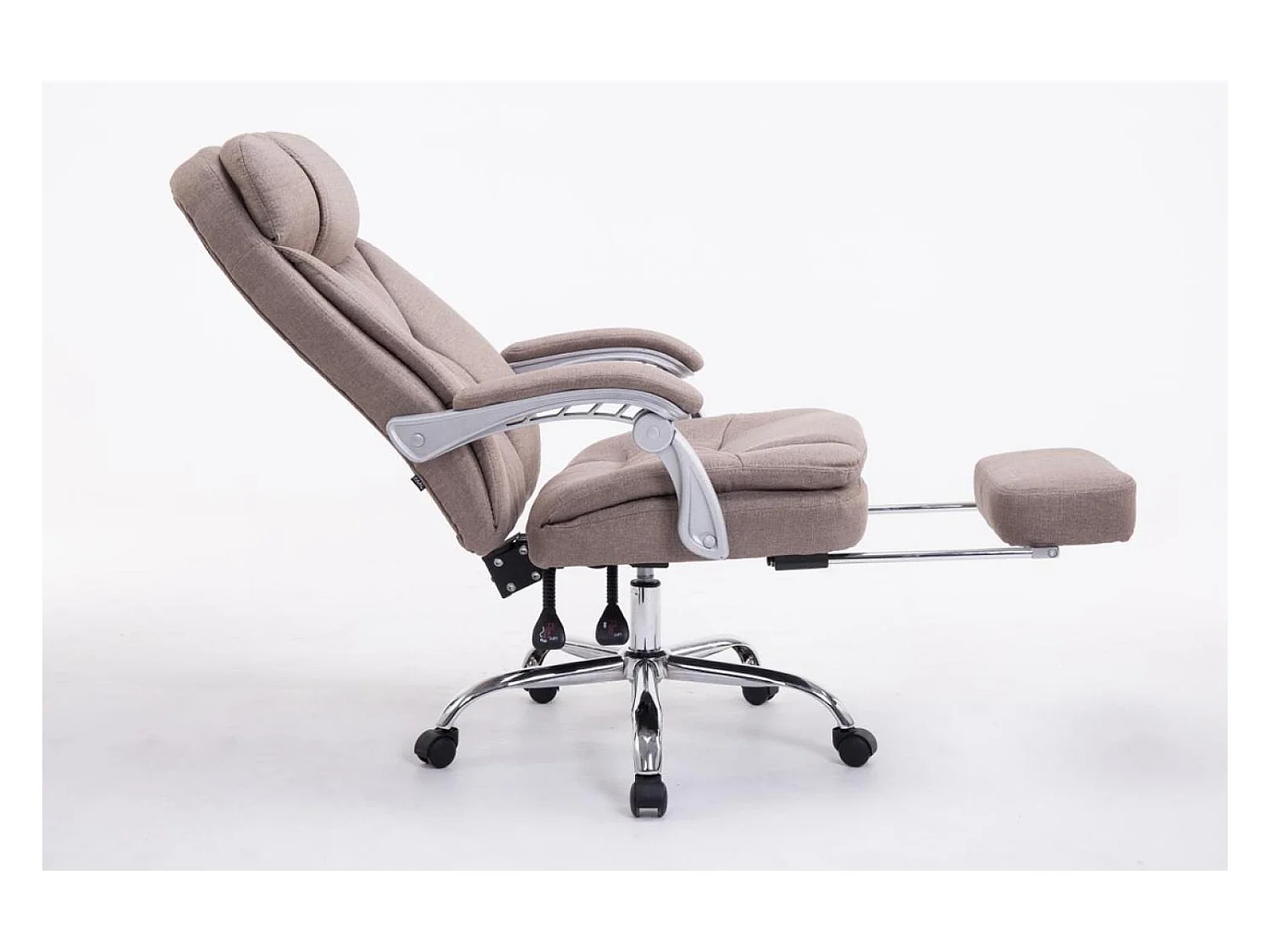 Bürosessel - Stoff - taupe - XL Troy