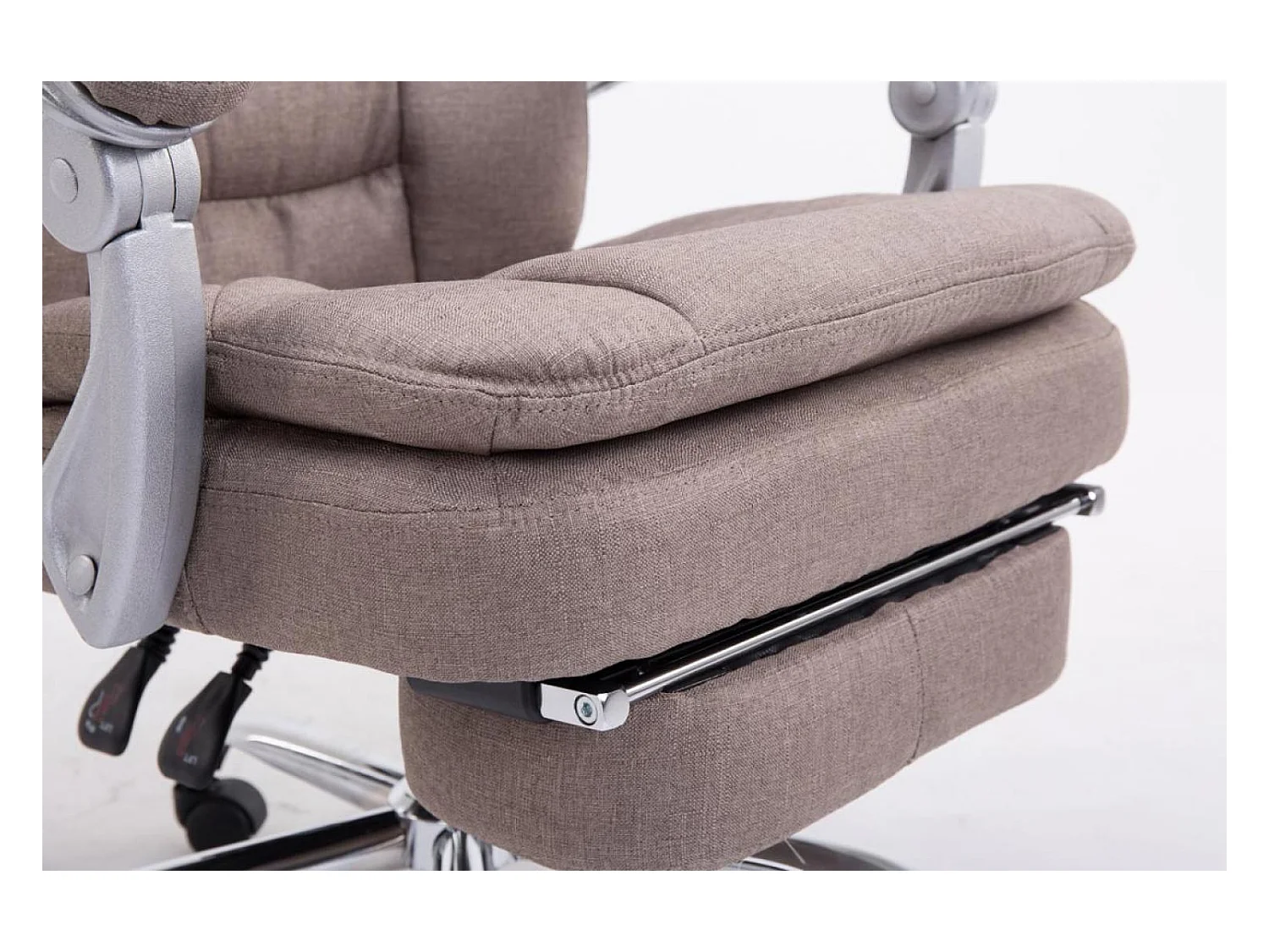 Bürosessel - Stoff - taupe - XL Troy
