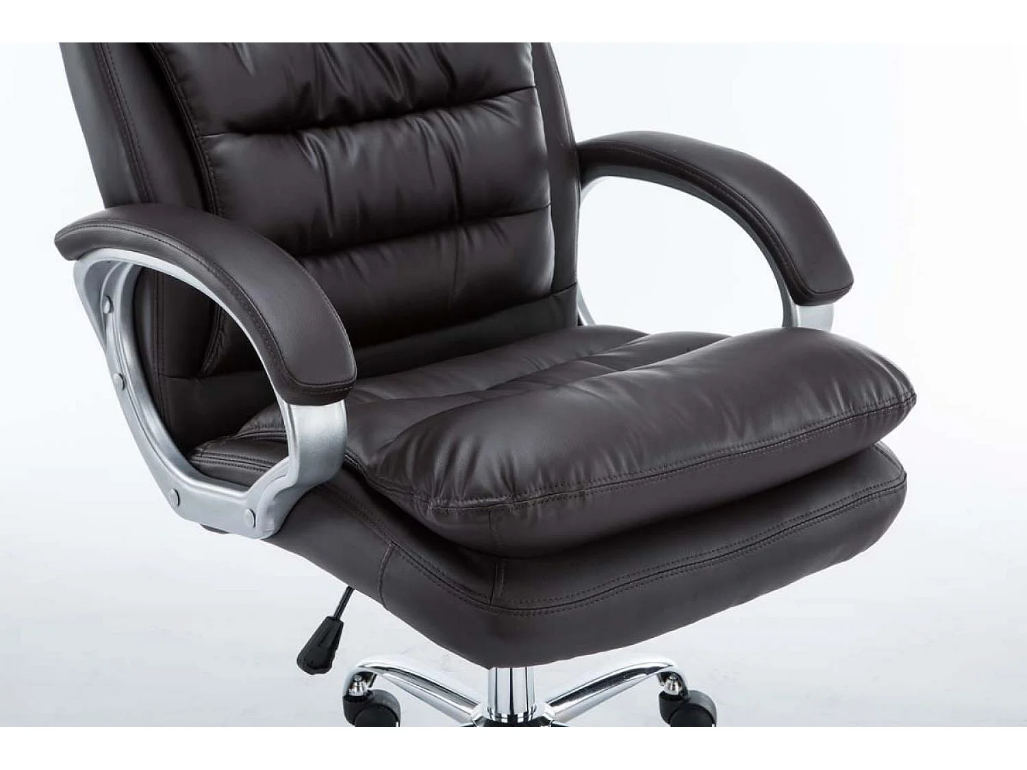 Chaise de bureau - Similicuir - Marron - XXL Vancouver