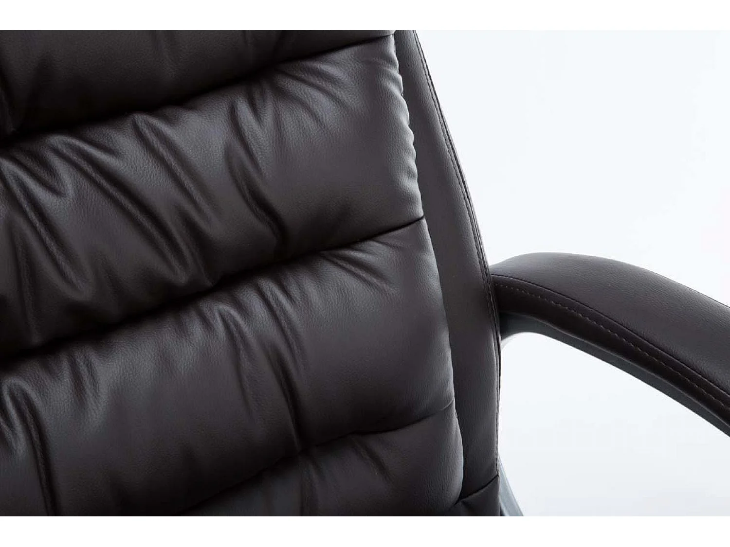 Chaise de bureau - Similicuir - Marron - XXL Vancouver