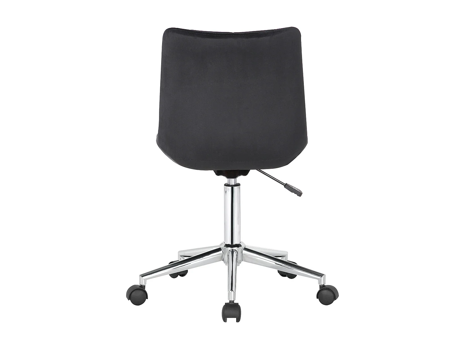 Chaise de bureau - Velours - Noir - Medford