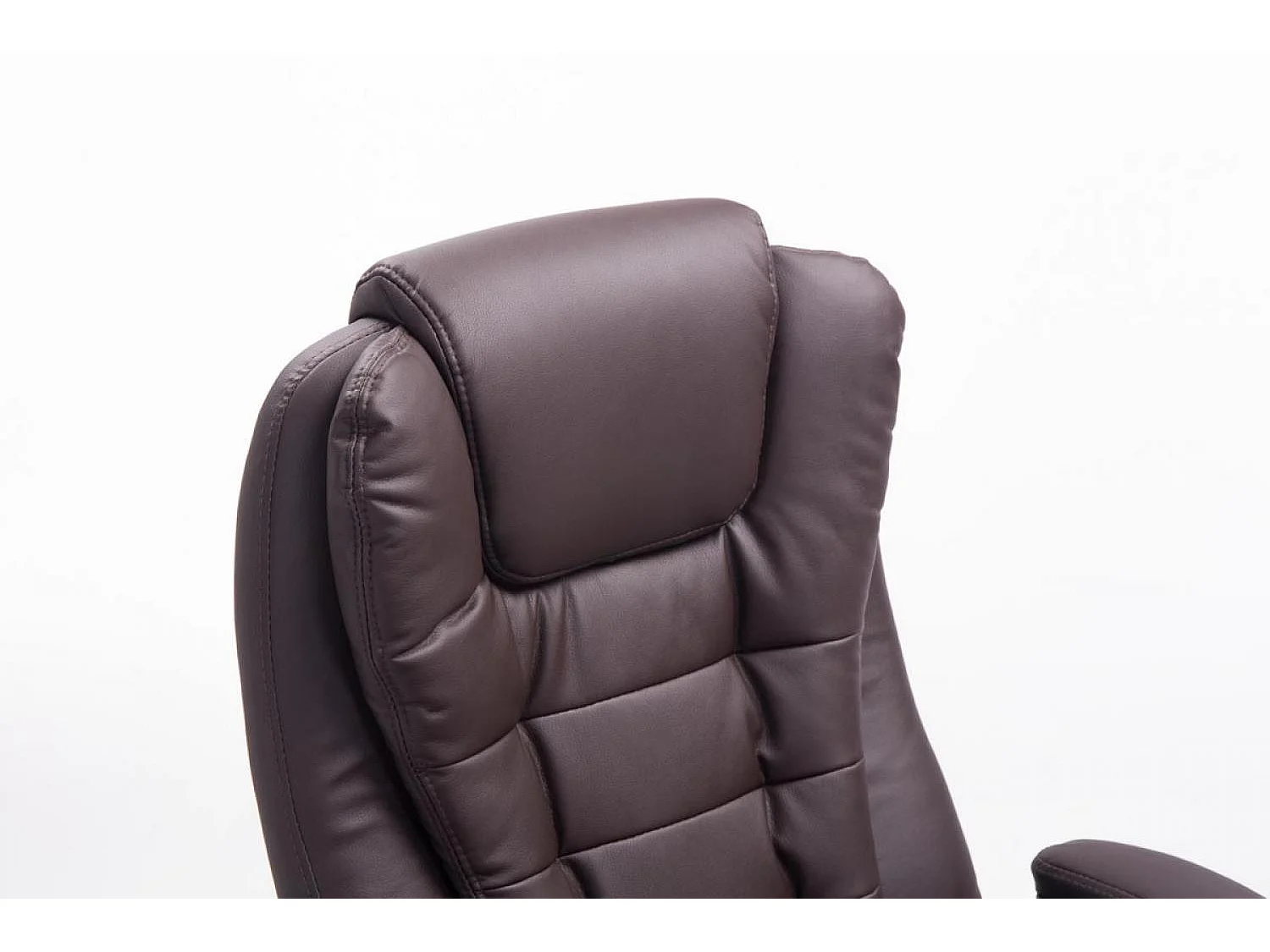 Bureaustoel - Kunstleer & Metaal in chroomoptiek - bruin - Thor