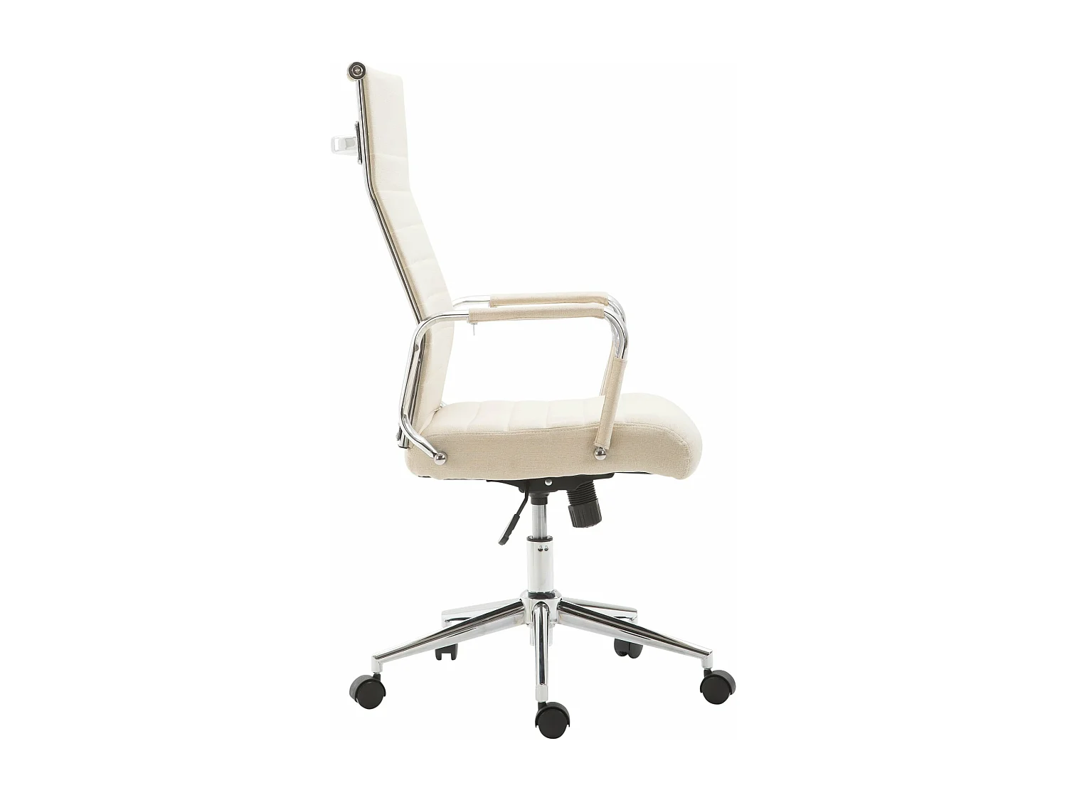 Bürostuhl - Stoff & walnuss - creme - Kolumbus