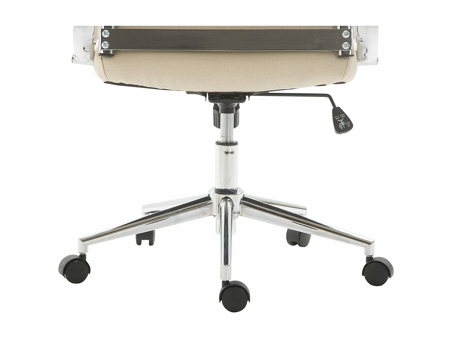 Bürostuhl - Stoff & walnuss - creme - Kolumbus