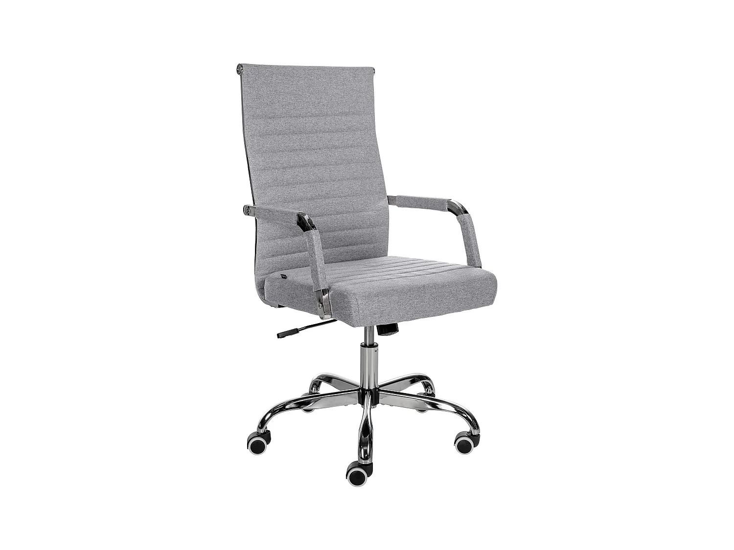 Chaise de bureau - Tissu - Gris - Amadora