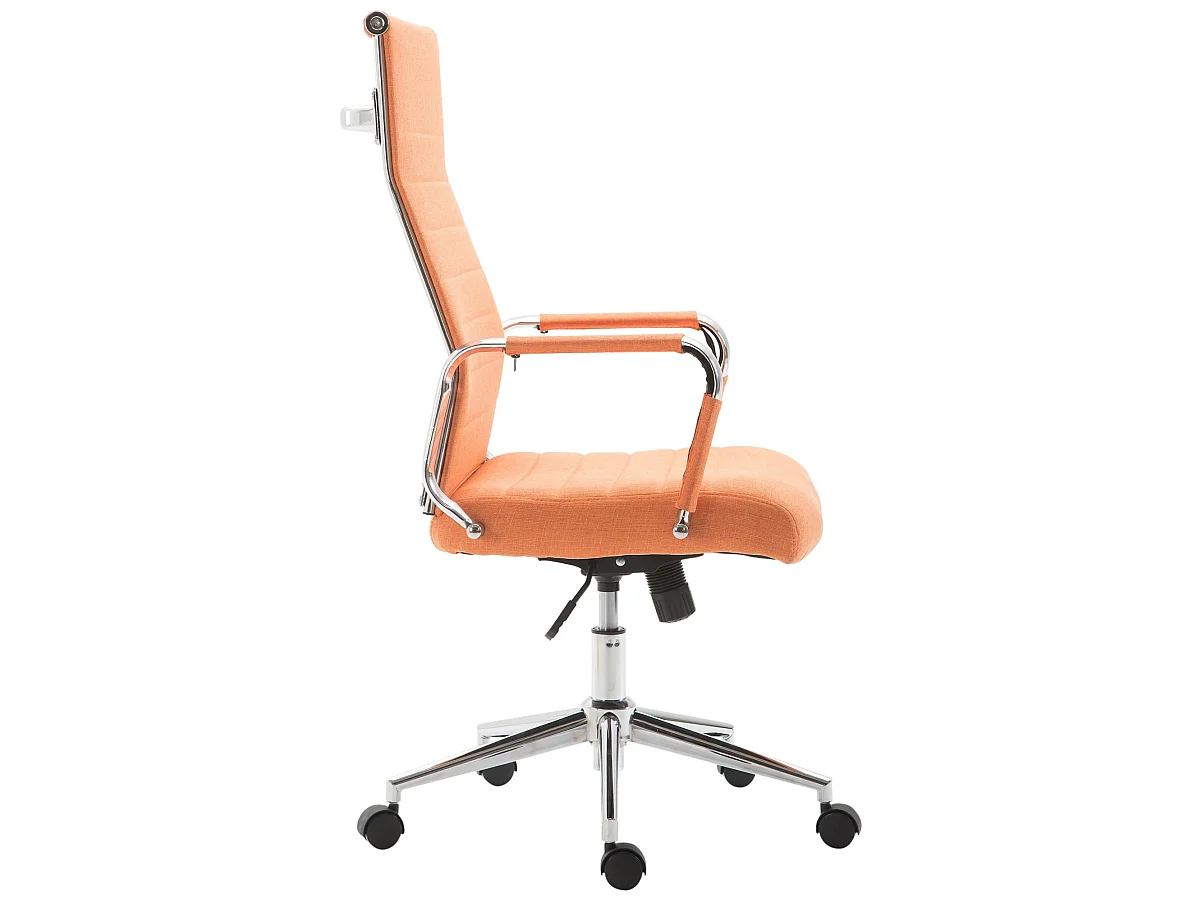 Chaise de bureau - Tissu & Nature - Orange - Kolumbus