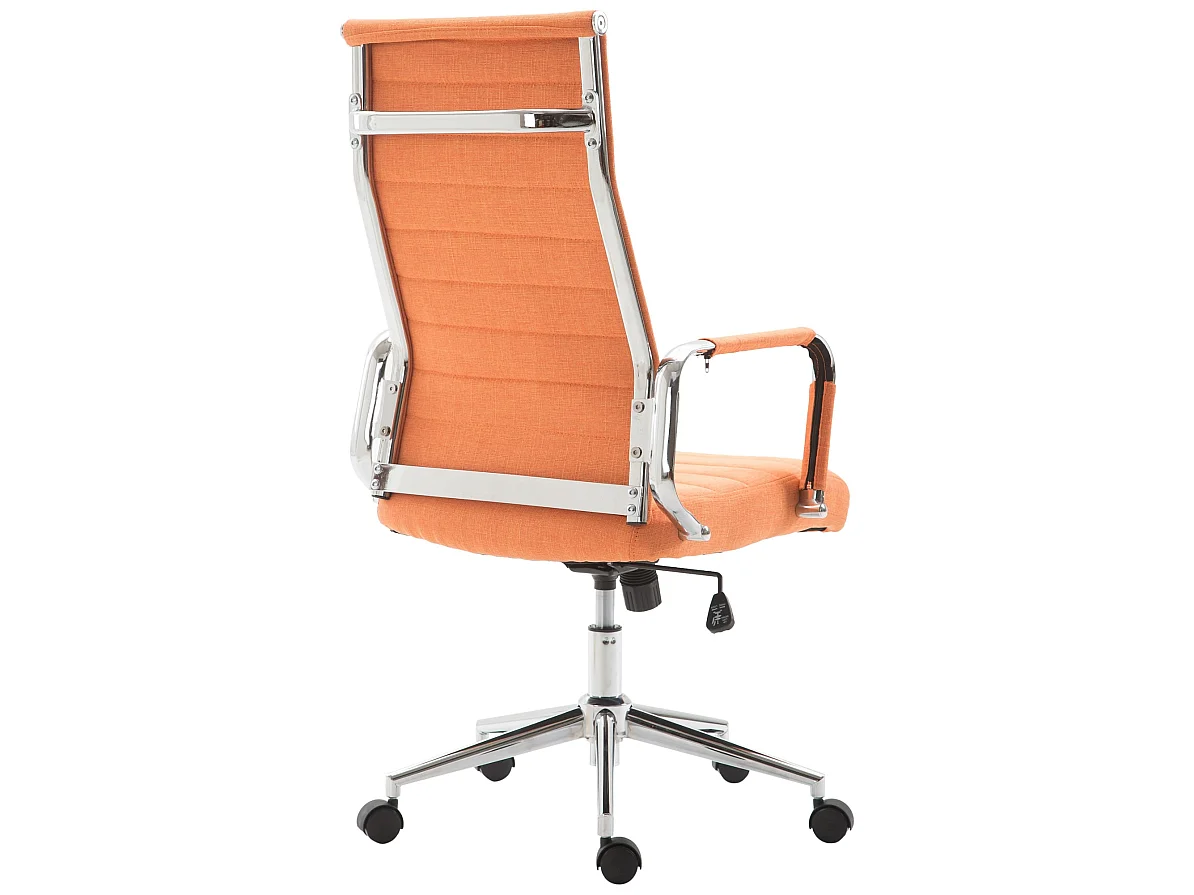 Chaise de bureau - Tissu & Nature - Orange - Kolumbus