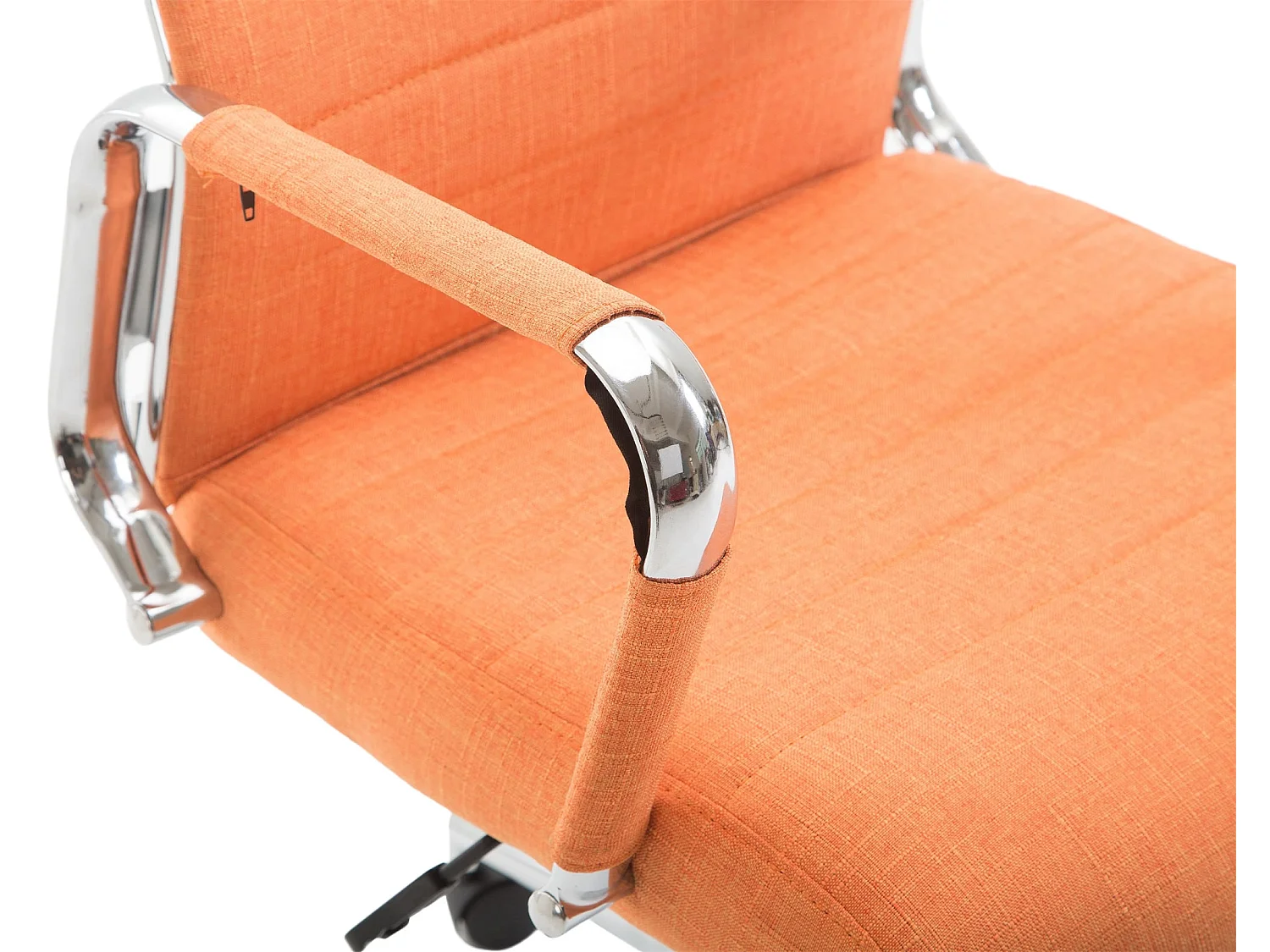 Chaise de bureau - Tissu & Nature - Orange - Kolumbus