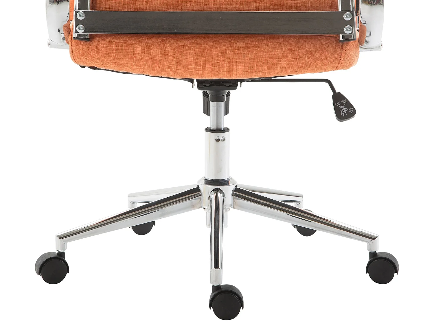 Chaise de bureau - Tissu & Nature - Orange - Kolumbus