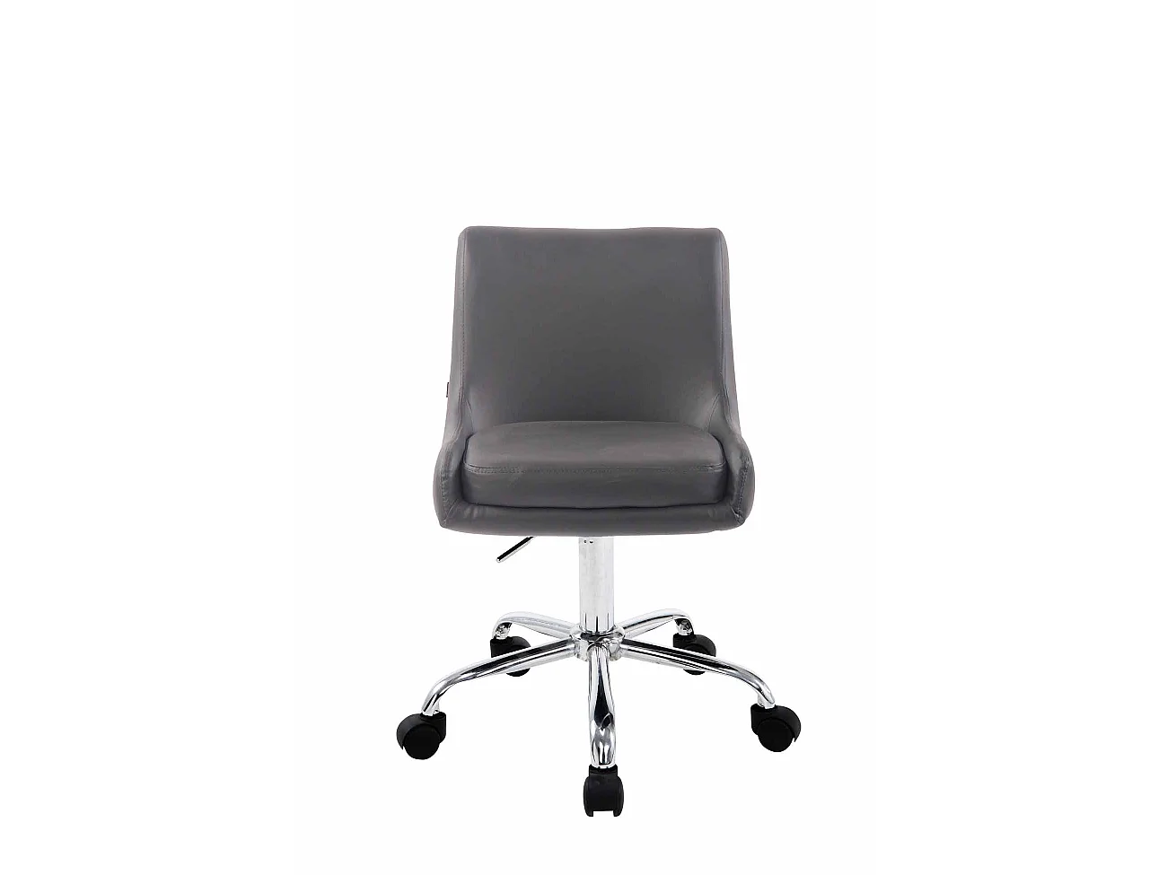 - Finta pelle & Metallo in look cromato - grigio - Club