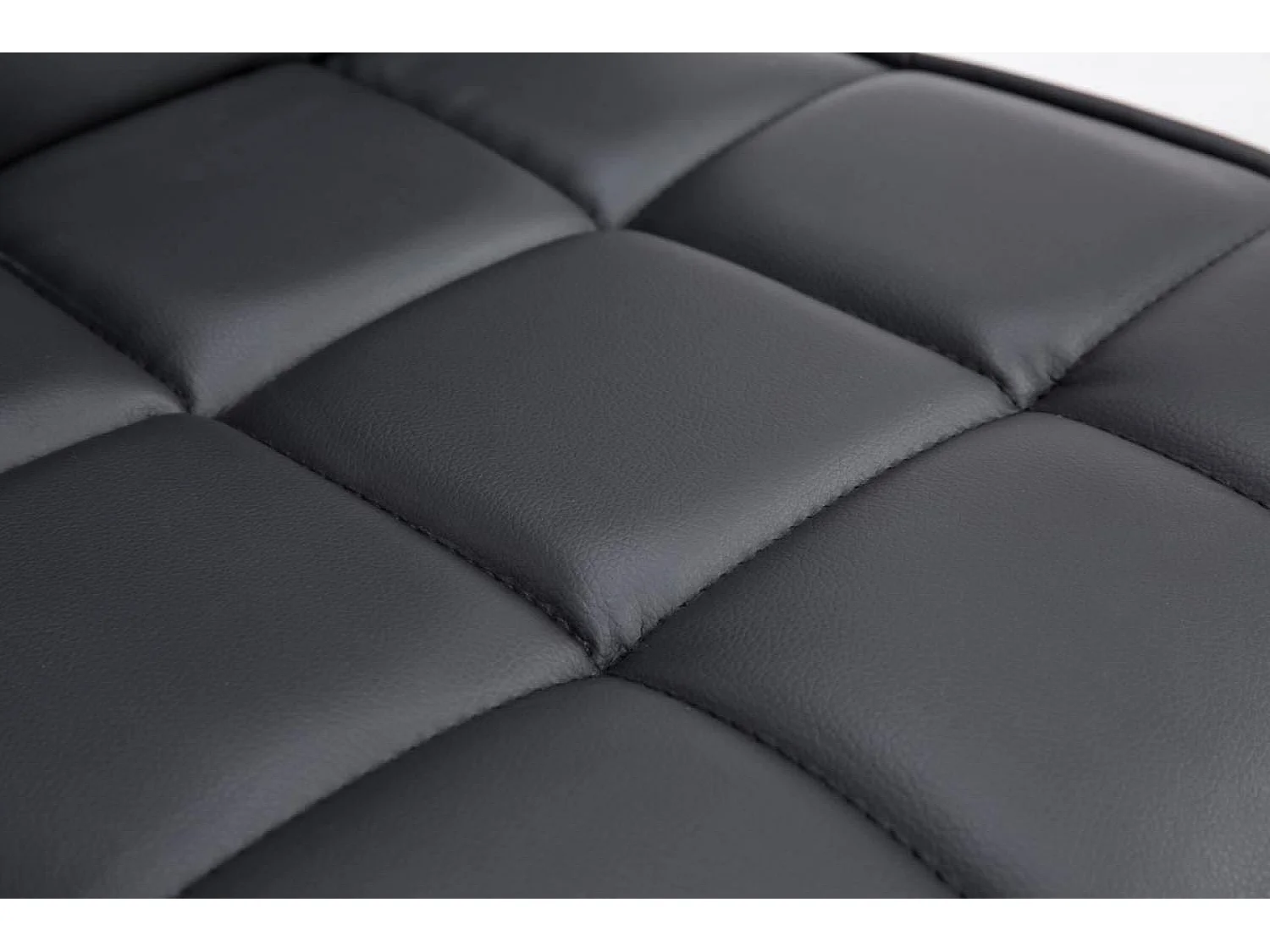 Eetkamerstoelen - Kunstleer & Metaal in chroomoptiek - zwart - Peking V2