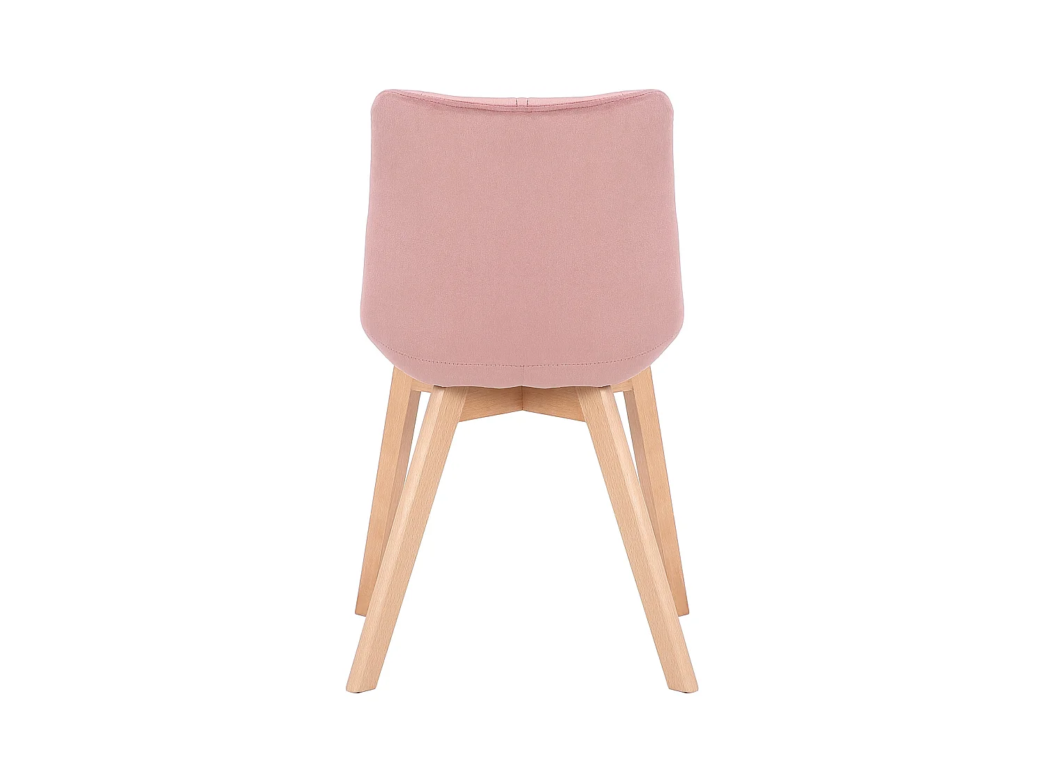 Lot de 2  chaise salle à manger - Velours - Rose - Passaic