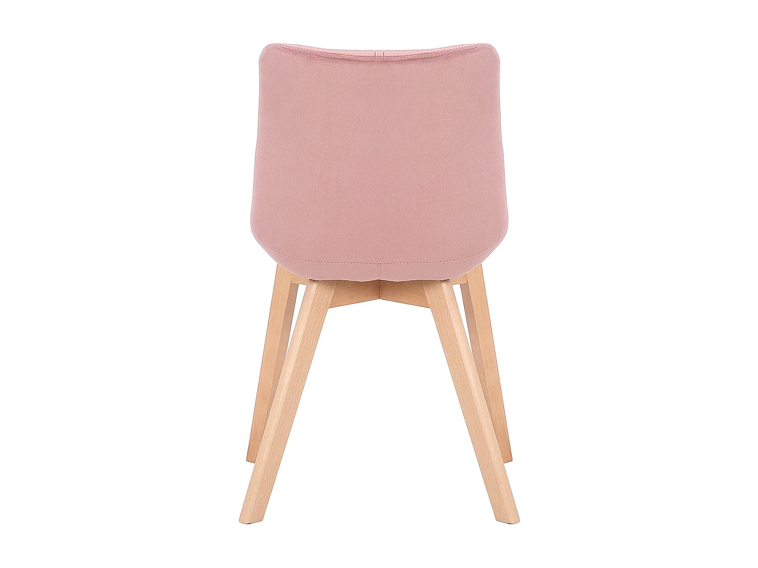 Lot de 2  chaise salle à manger - Velours - Rose - Passaic