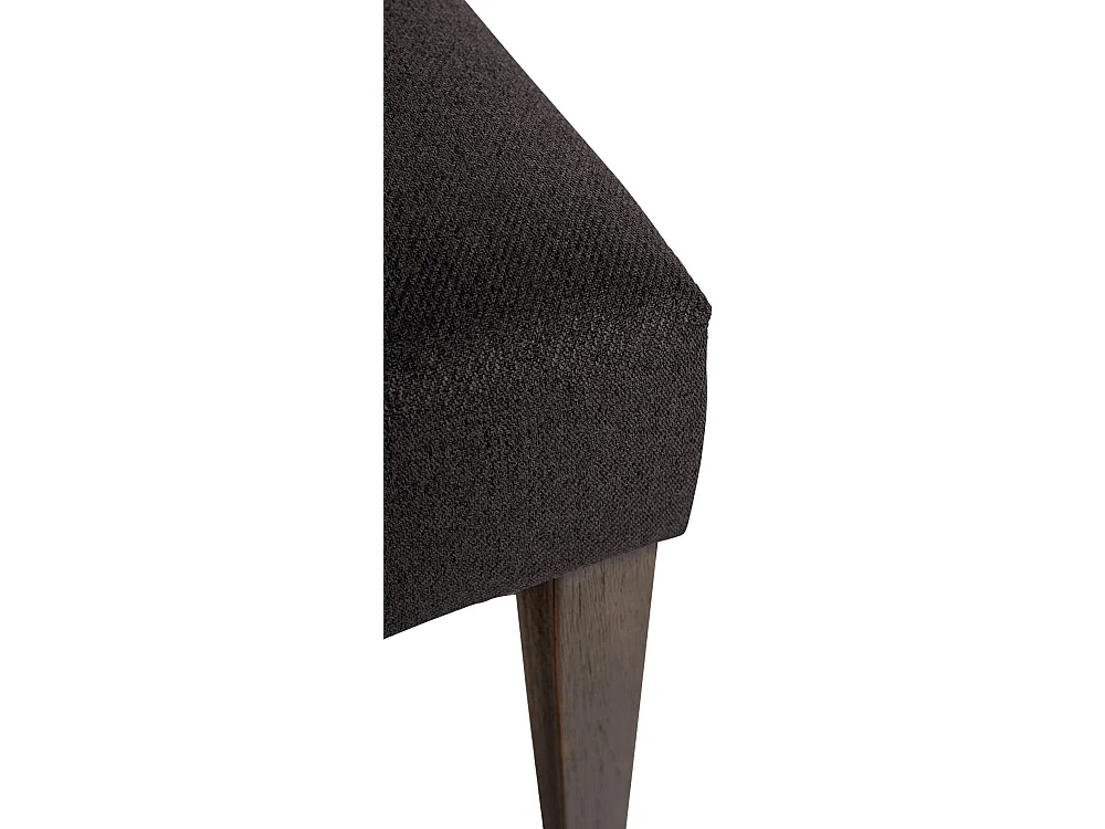 Eetkamerstoelen - Stof - zwart - Lisburn