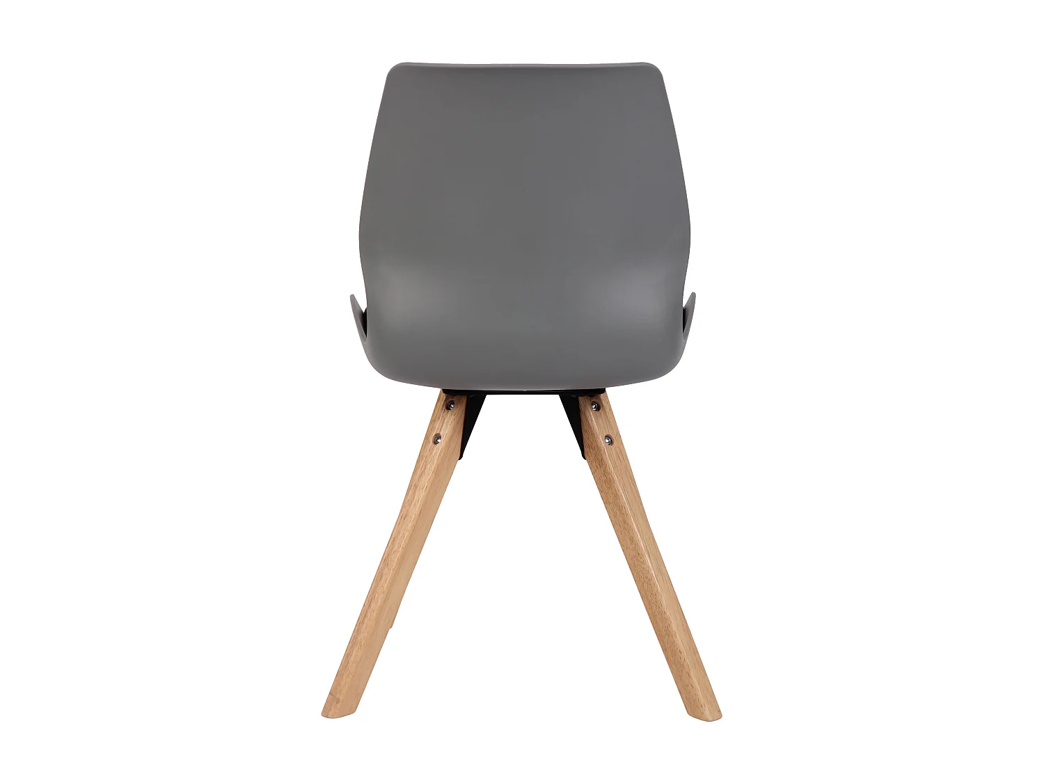 Eetkamerstoelen - Kunststof - grijs - Luna