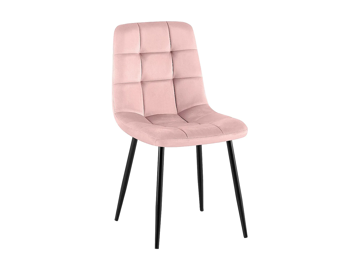 chaise salle à manger - Velours - Rose - Antibes