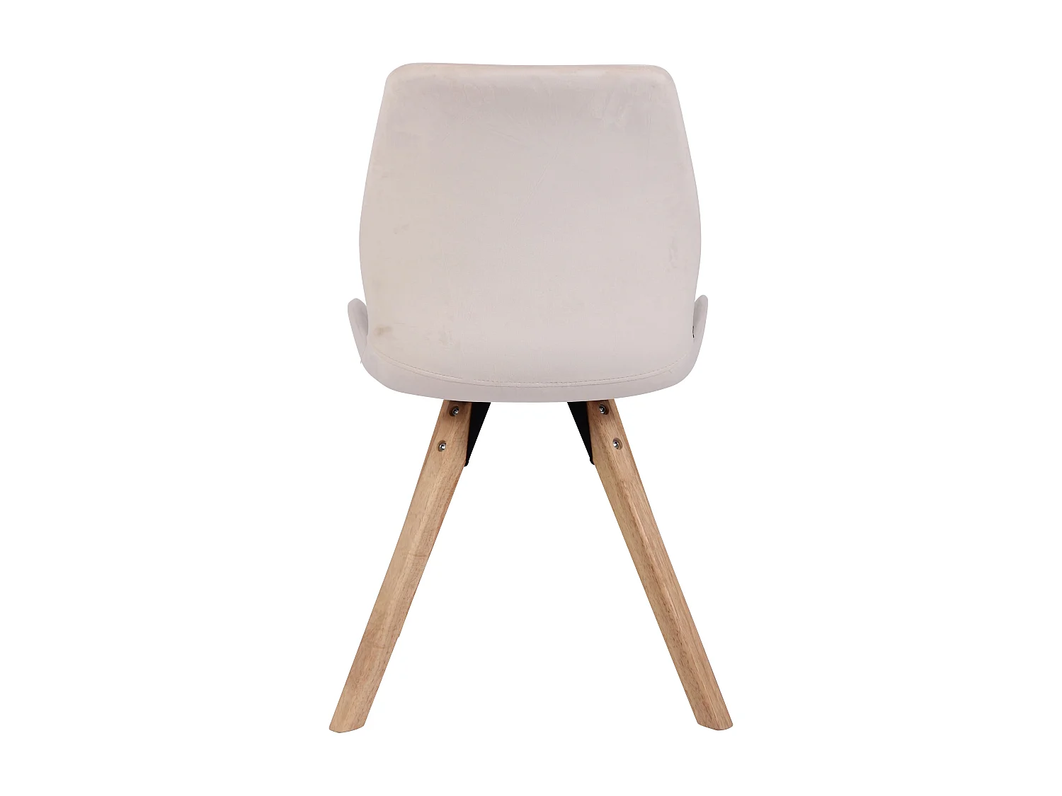 Eetkamerstoelen - Fluweel - creme - Luna