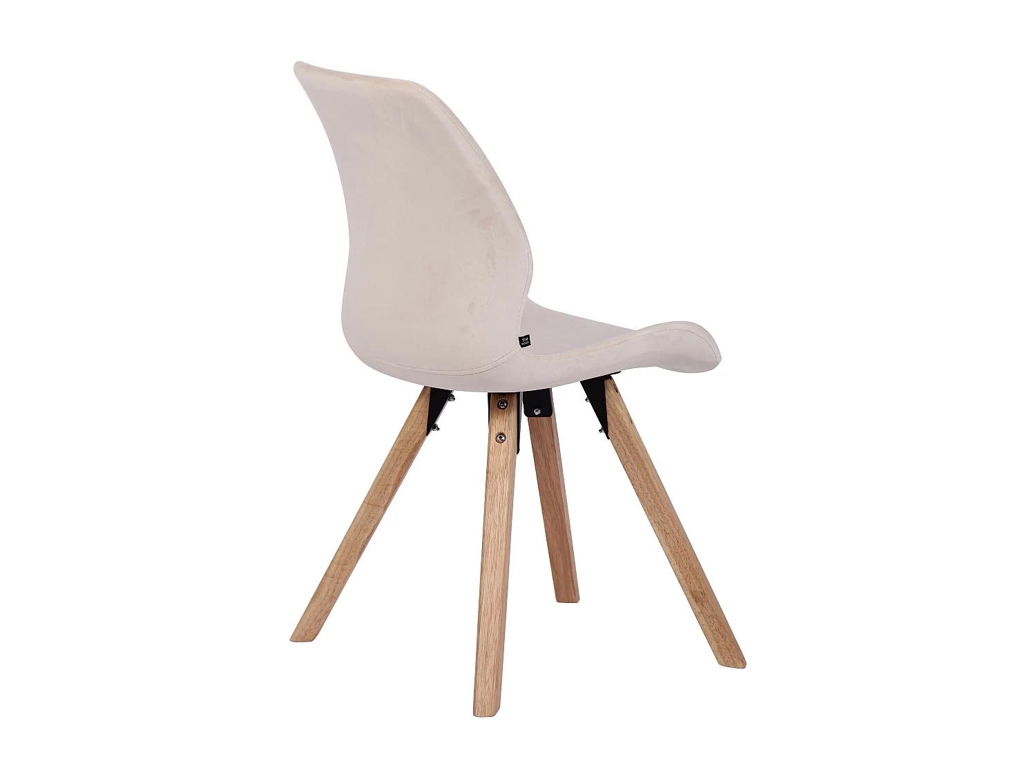 chaise salle à manger - Velours - Crème - Luna