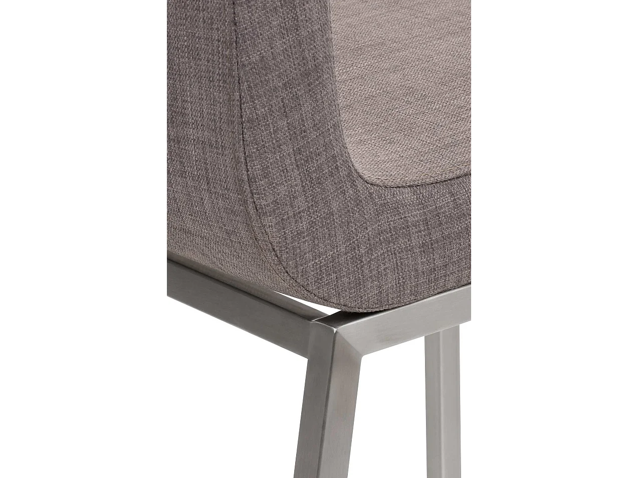 chaise salle à manger - Tissu - Gris - Colmar