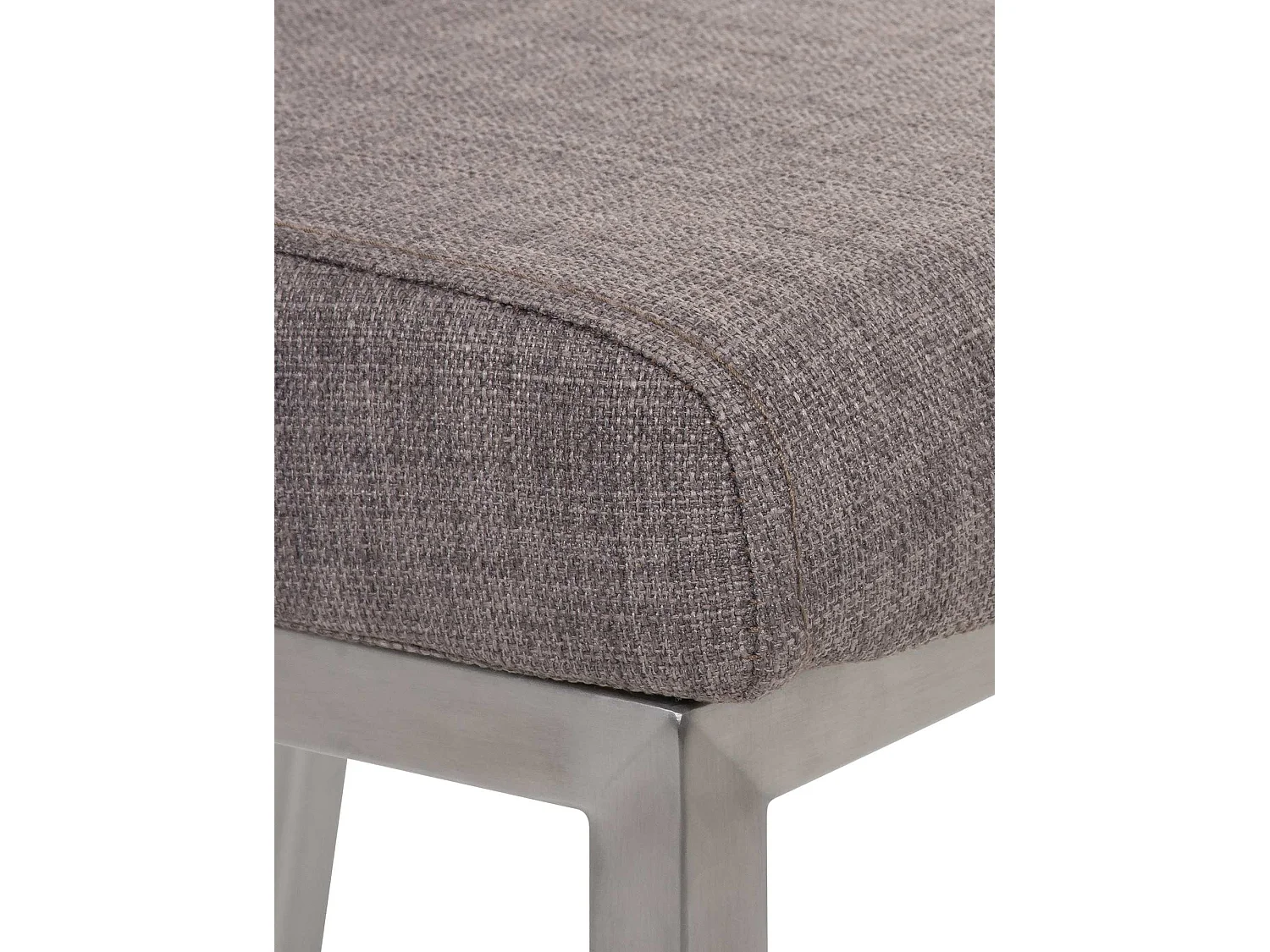 chaise salle à manger - Tissu - Gris - Colmar