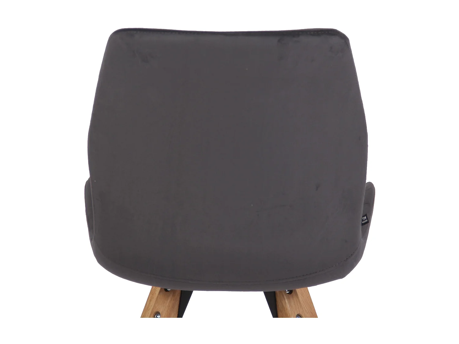 Eetkamerstoelen - Fluweel - donkergrijs - Luna