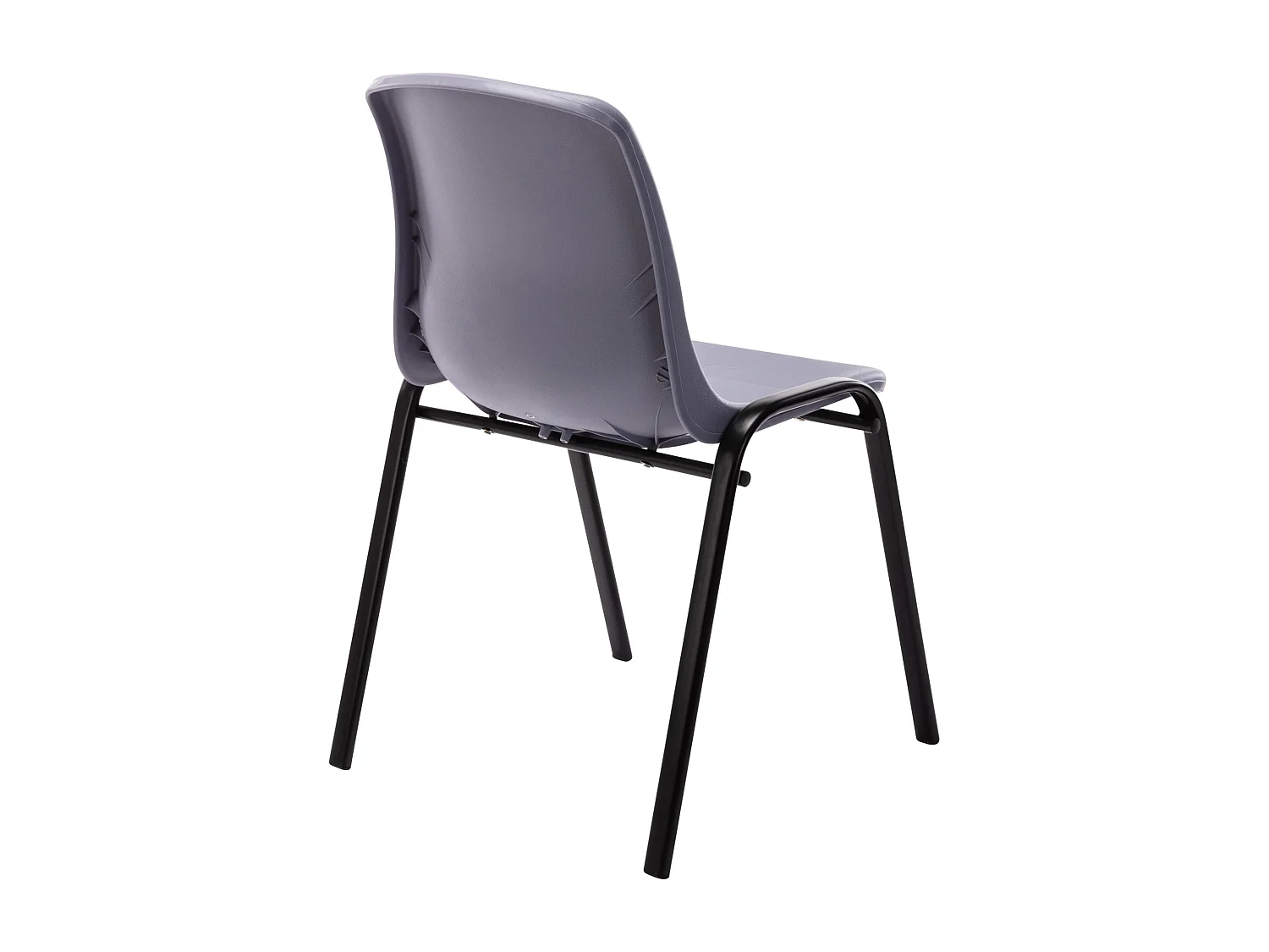 Chaise de conférence - Plastique & Antique clair - Gris - Nowra