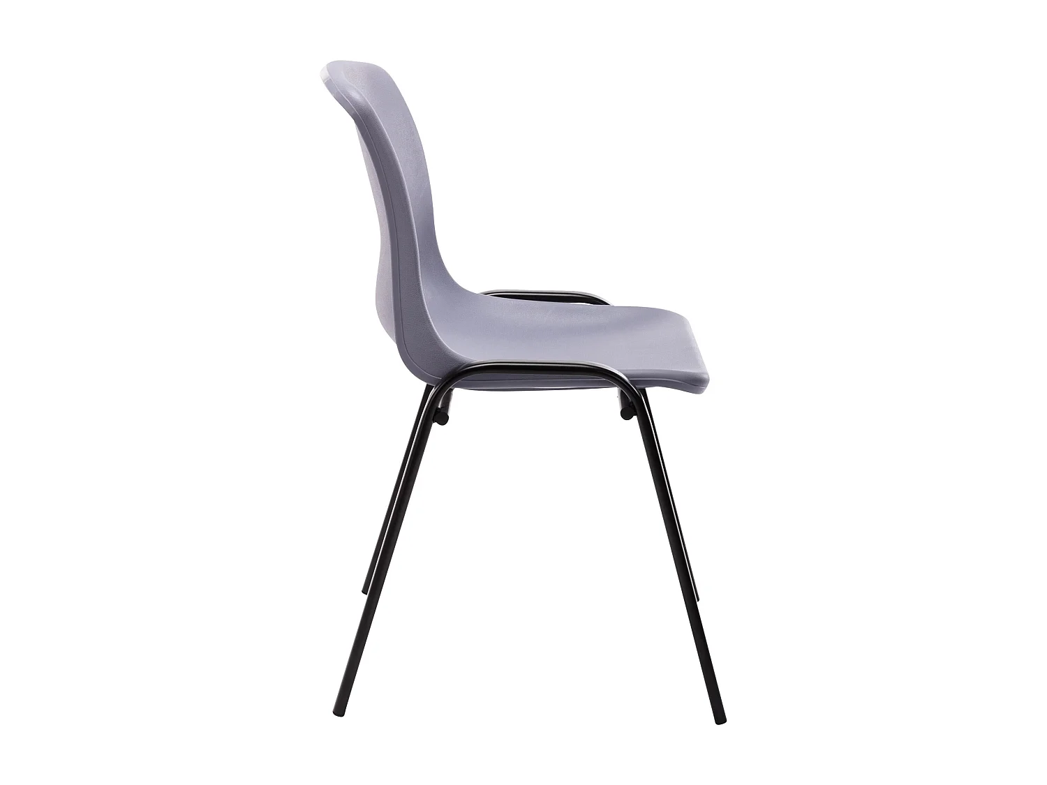 Chaise de conférence - Plastique & Antique clair - Gris - Nowra