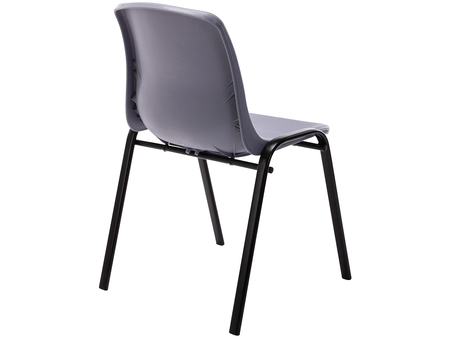 Chaise de conférence - Plastique & Antique clair - Gris - Nowra