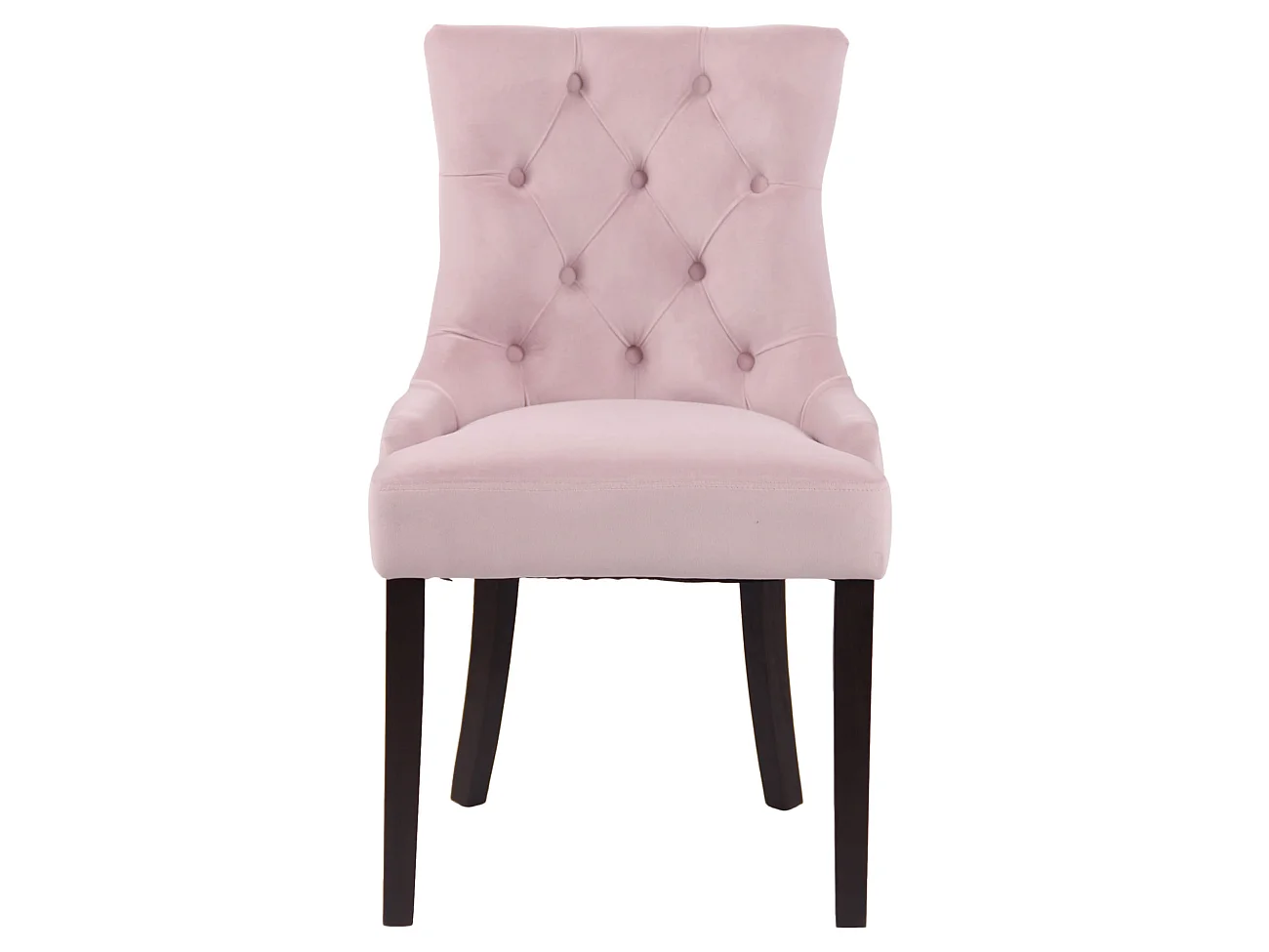 chaise salle à manger - Velours & Antique - Rose - Aberdeen