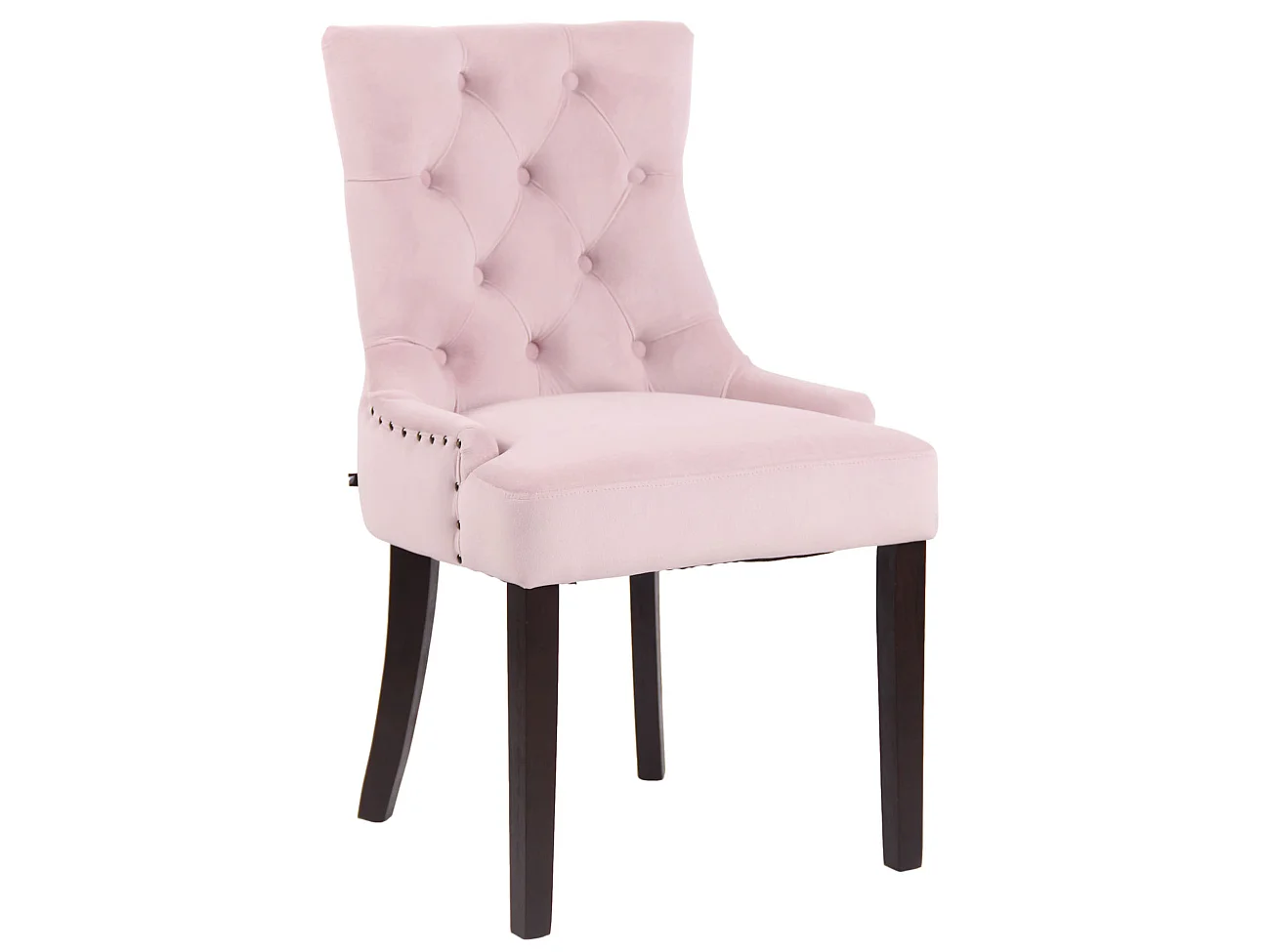 chaise salle à manger - Velours & Antique - Rose - Aberdeen