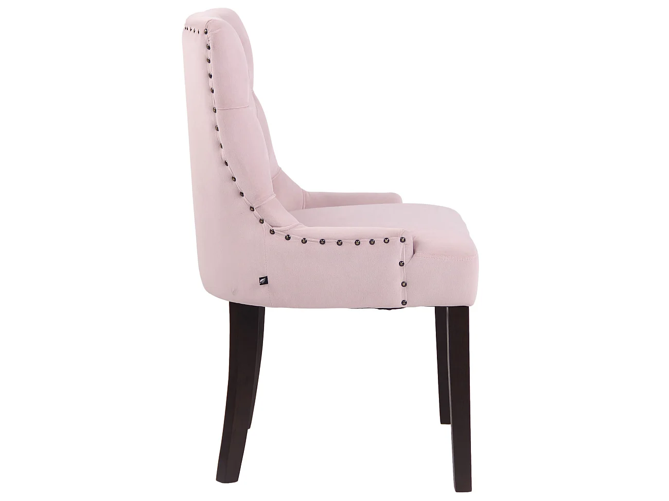 chaise salle à manger - Velours & Antique - Rose - Aberdeen