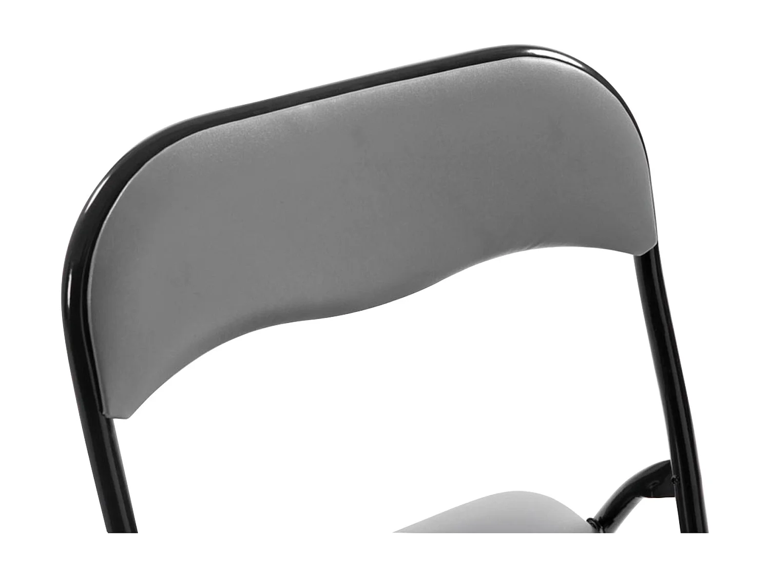 Lot de 2  Chaise de conférence - Plastique - Gris / Argent - Felix