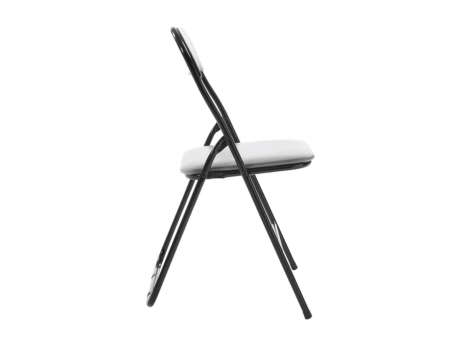 Lot de 2  Chaise de conférence - Plastique - Gris / Argent - Felix