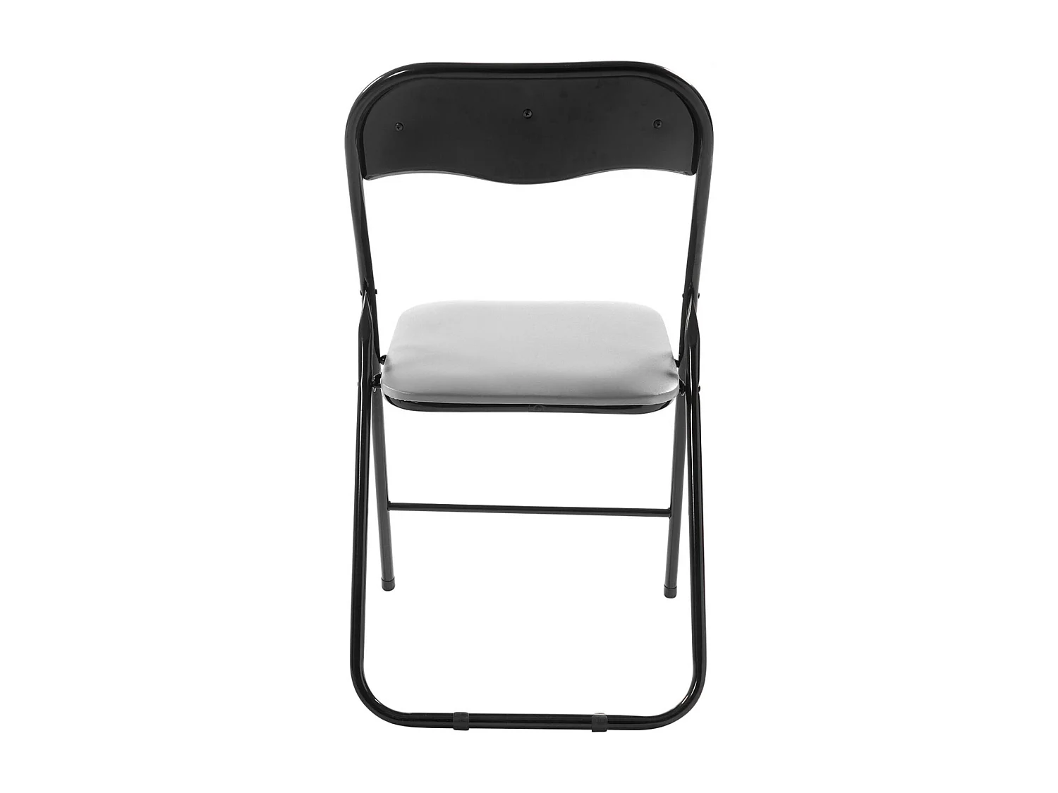 Lot de 2  Chaise de conférence - Plastique - Gris / Argent - Felix