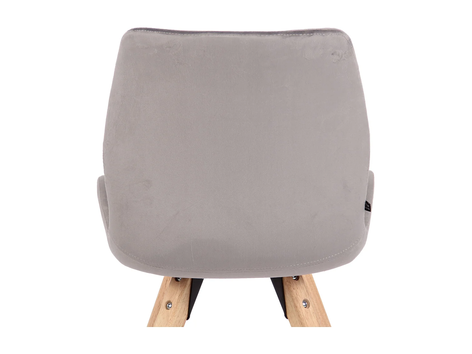 Eetkamerstoelen - Fluweel - grijs - Luna