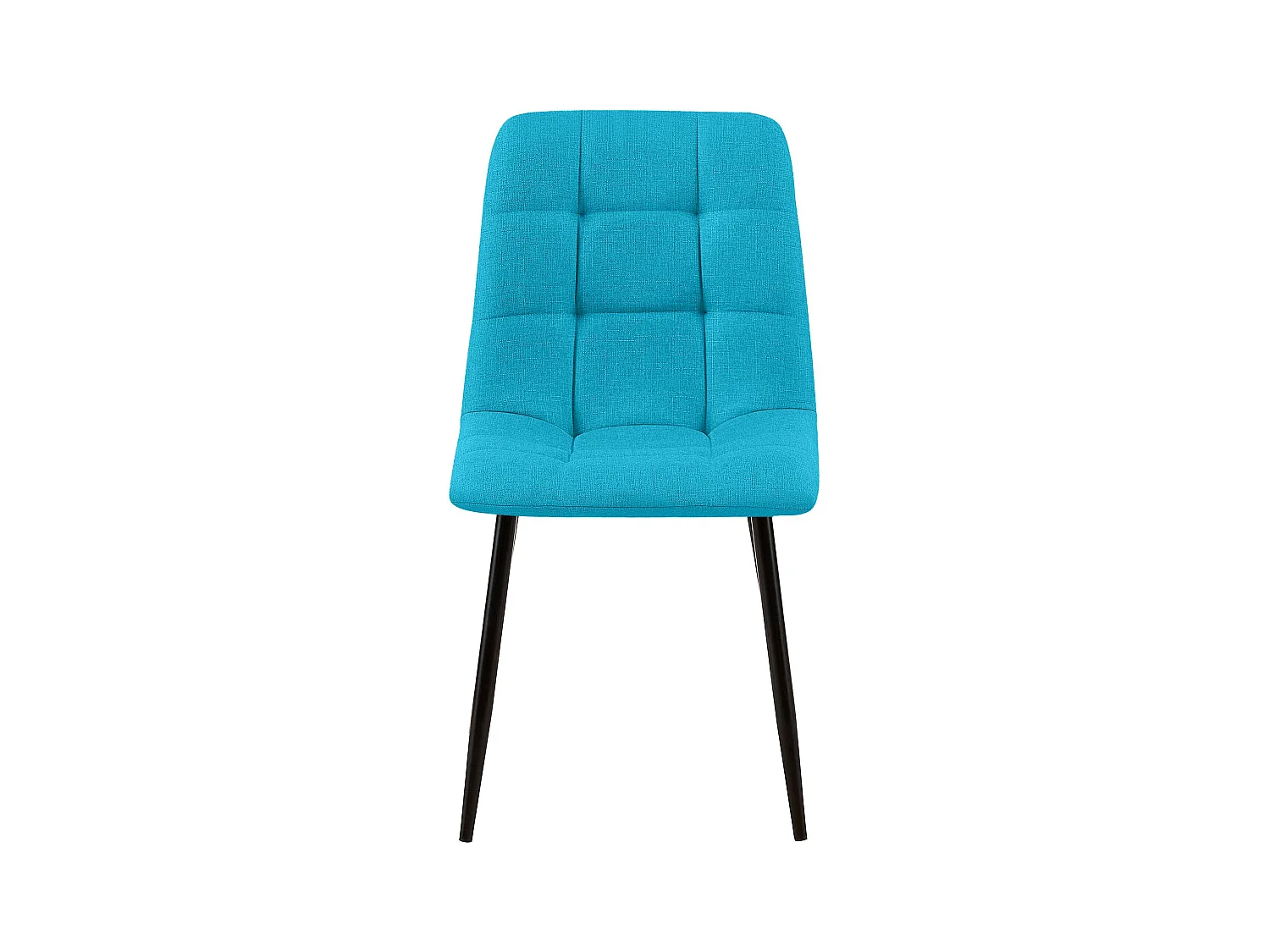 Set van 2  Eetkamerstoelen - Stof - turkis - Tilde