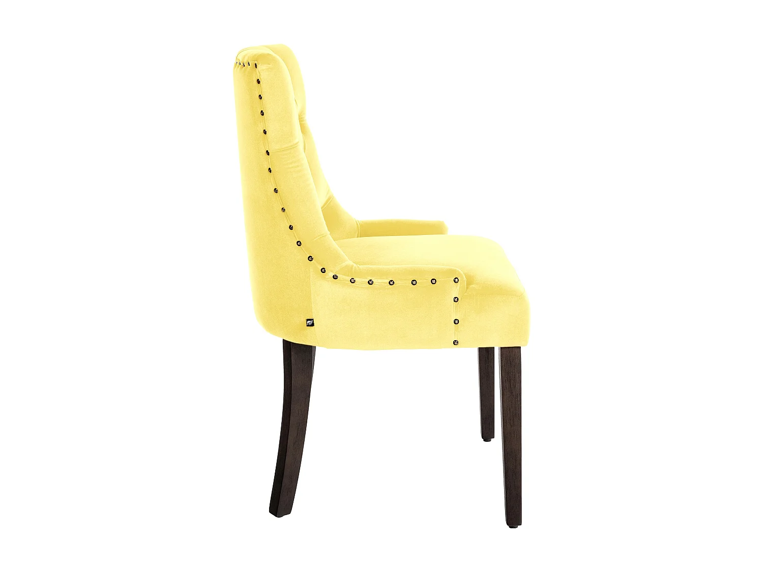 chaise salle à manger - Velours & Antique - Jaune - Aberdeen