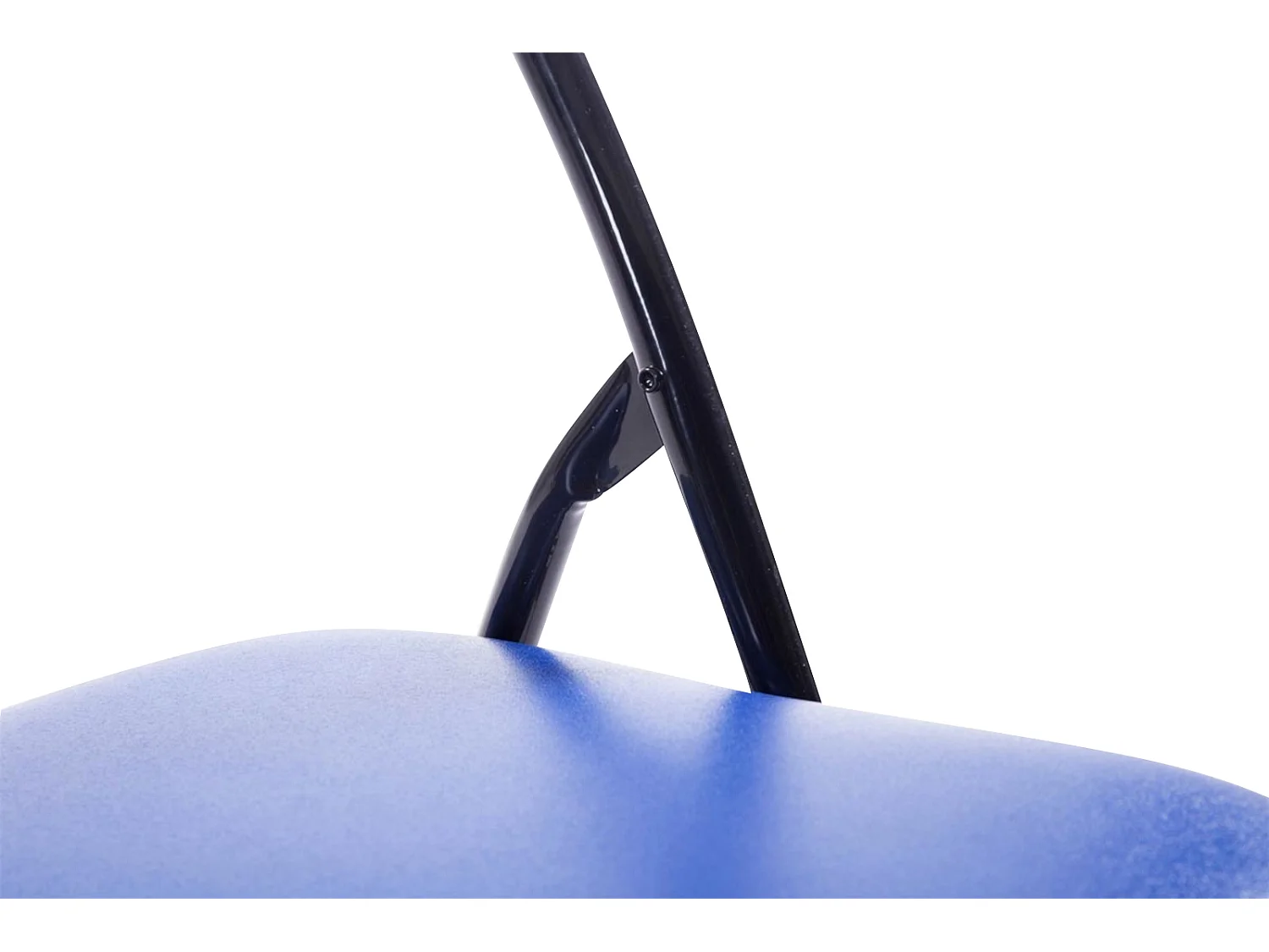 Lot de 2  Chaise de conférence - Plastique & Antique clair - Bleu / Noir - Felix