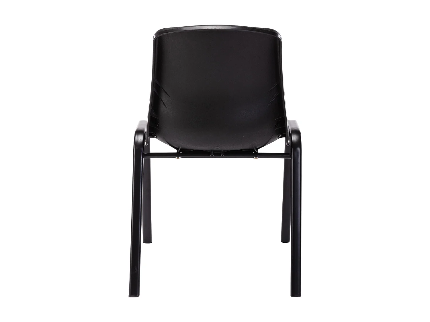 Chaise de conférence - Plastique & Antique clair - Noir - Nowra